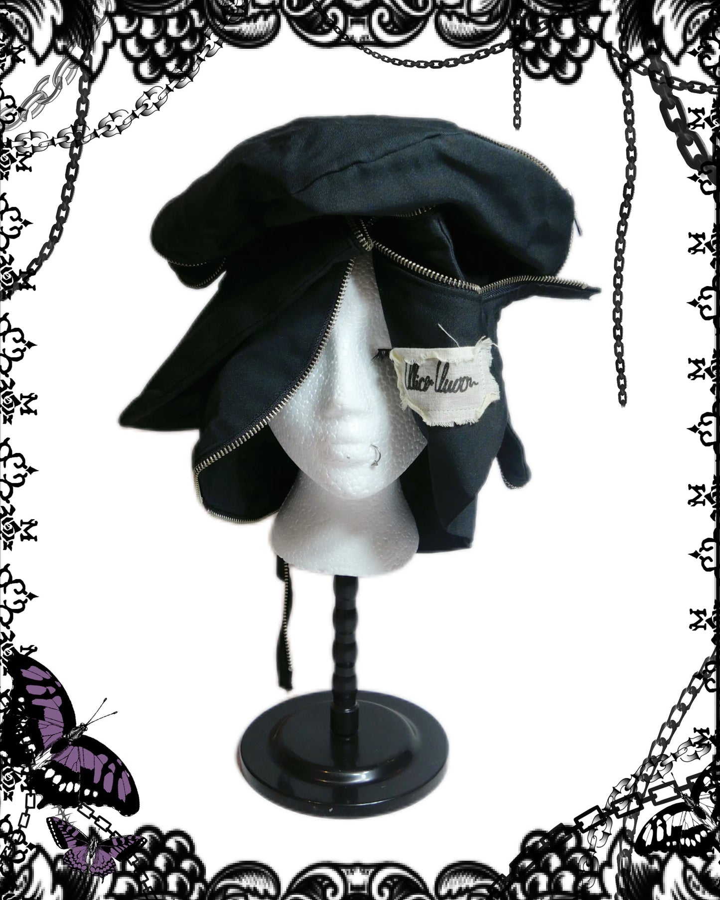 alice auaa Black Adjustable Hat