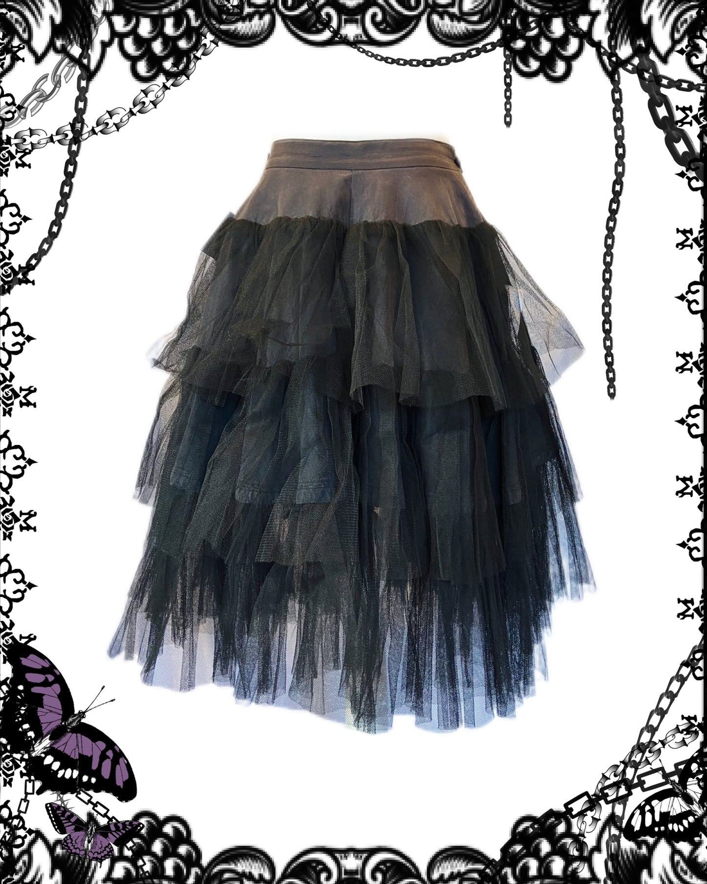 alice auaa Muti-Layers Mesh Skirt