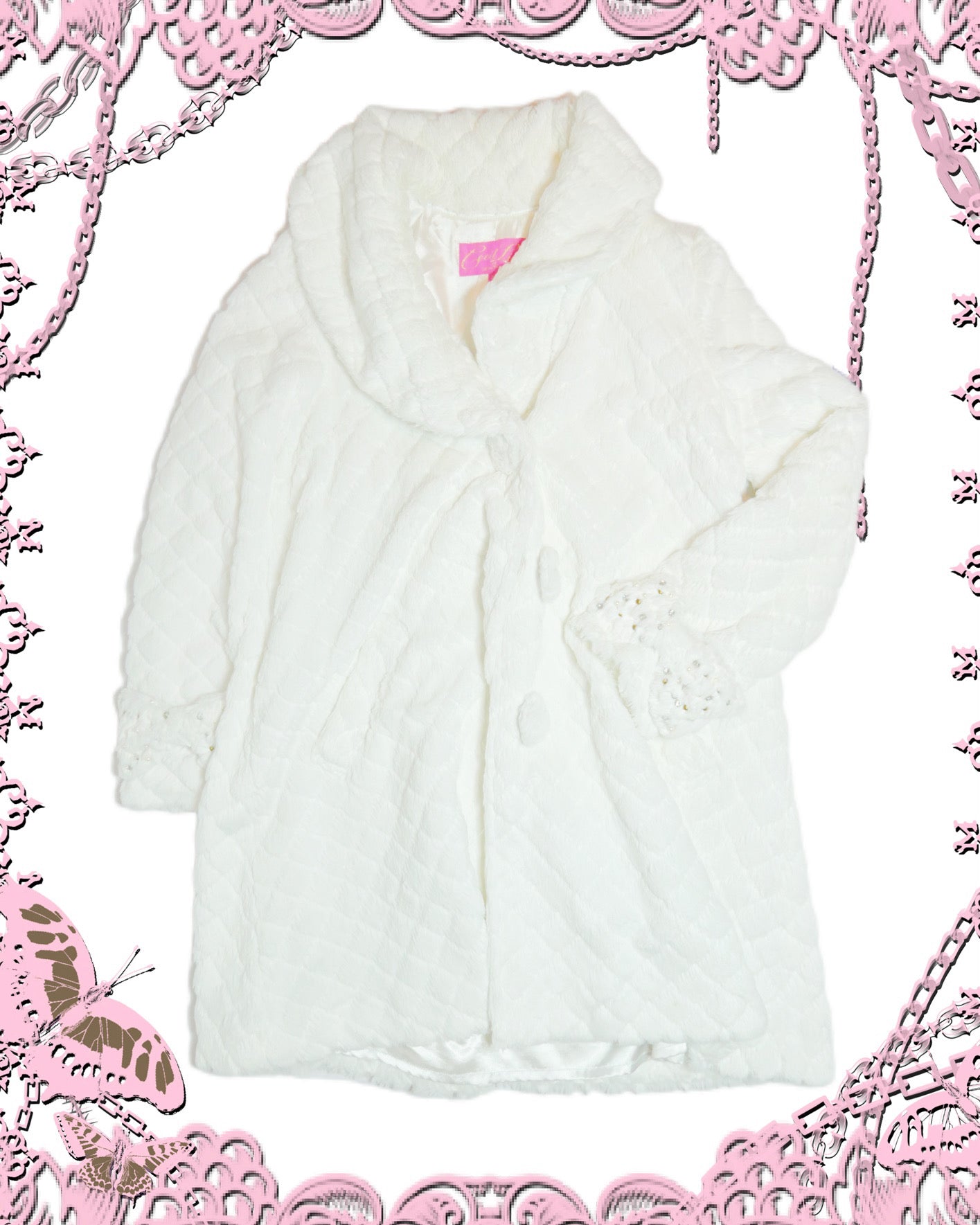 Cecil Linc White Bow Jacket