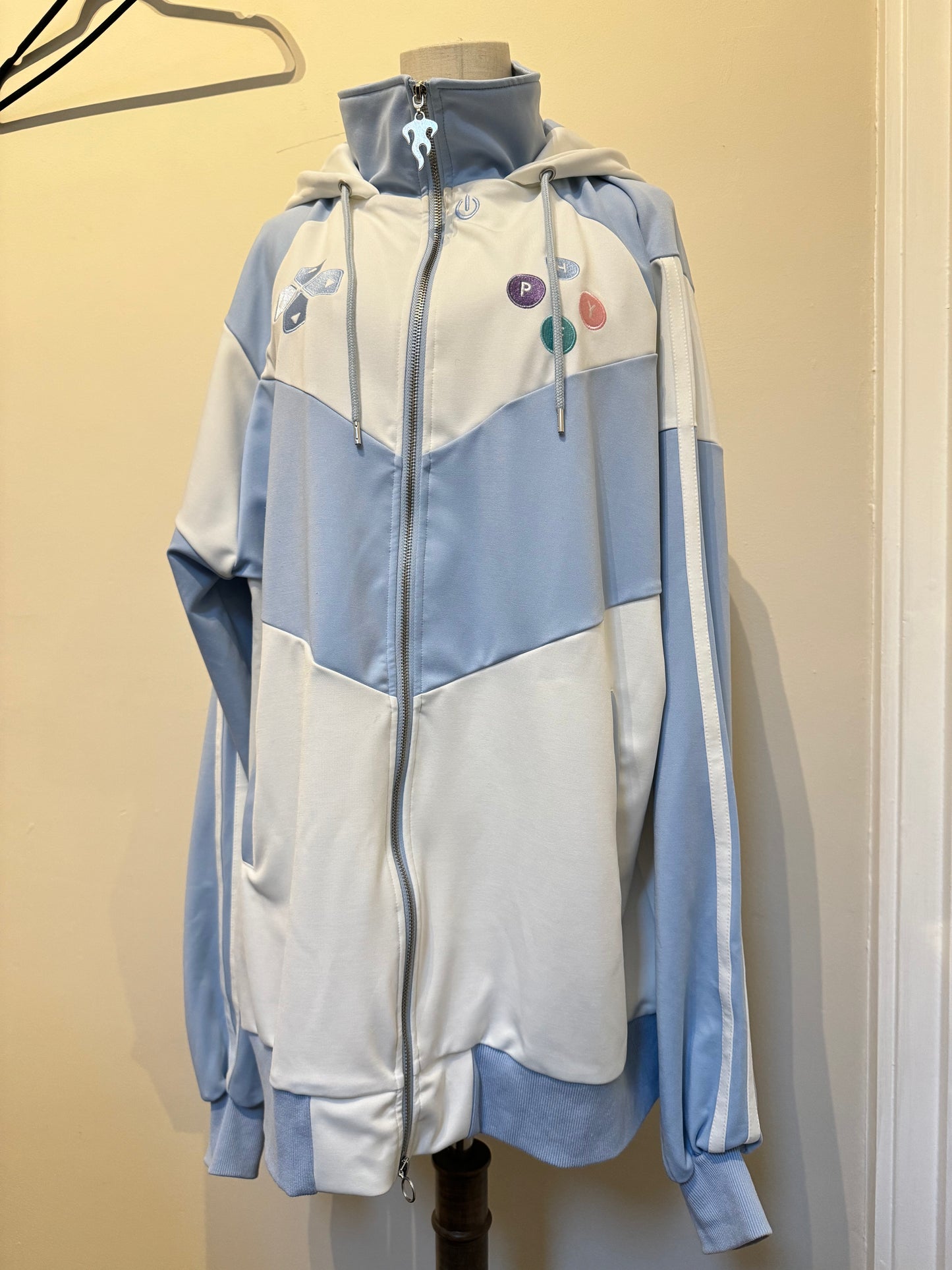 Listen Flavor Cat Ear Zip-Up Hoodie