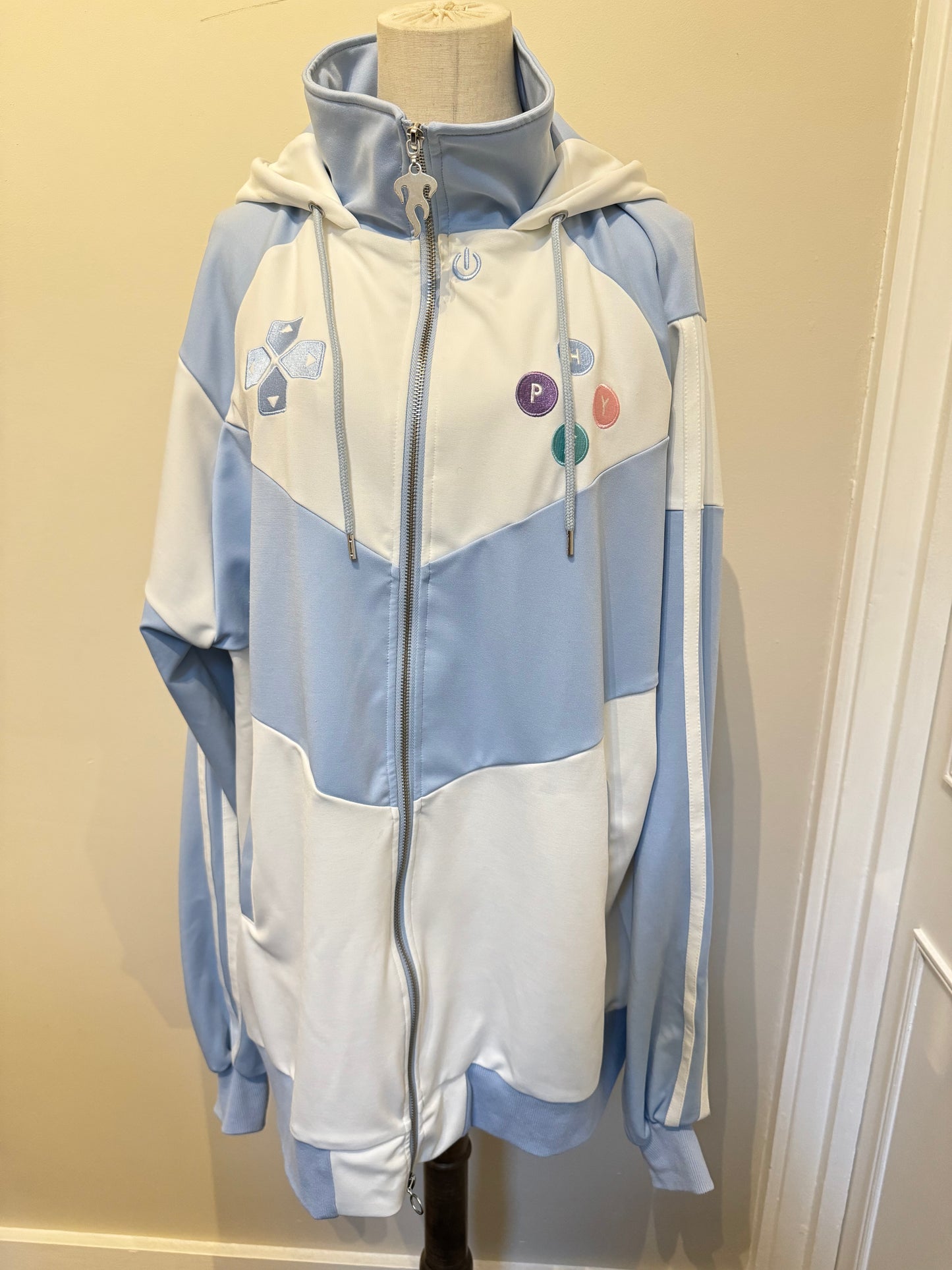 Listen Flavor Cat Ear Zip-Up Hoodie