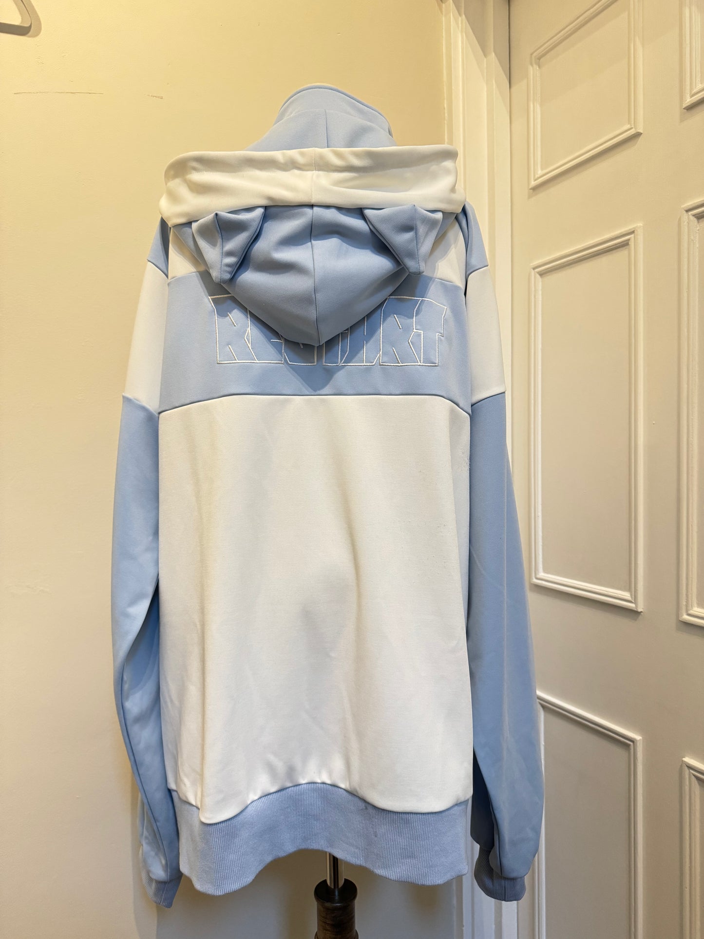 Listen Flavor Cat Ear Zip-Up Hoodie