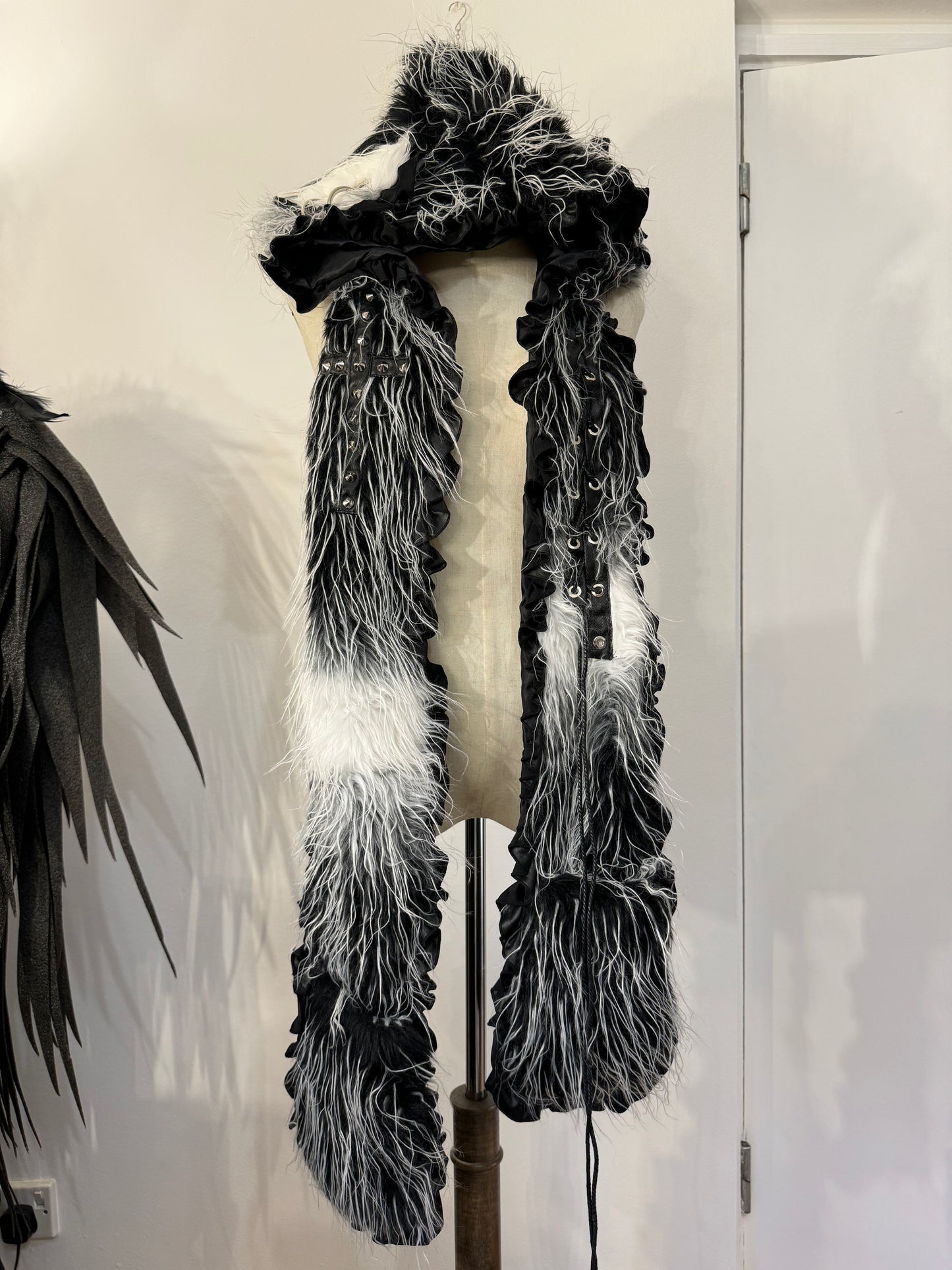 Cat Ear Fur Hooded Scarf