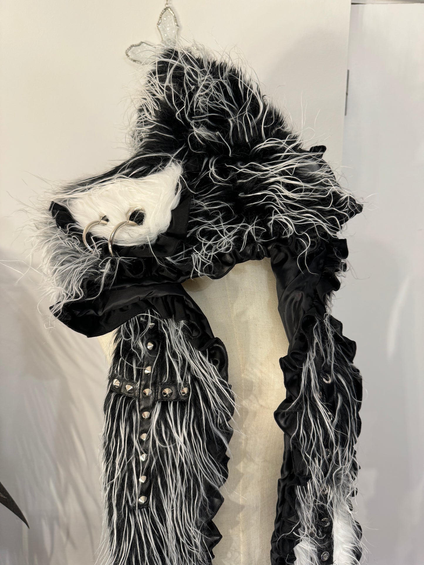 Cat Ear Fur Hooded Scarf
