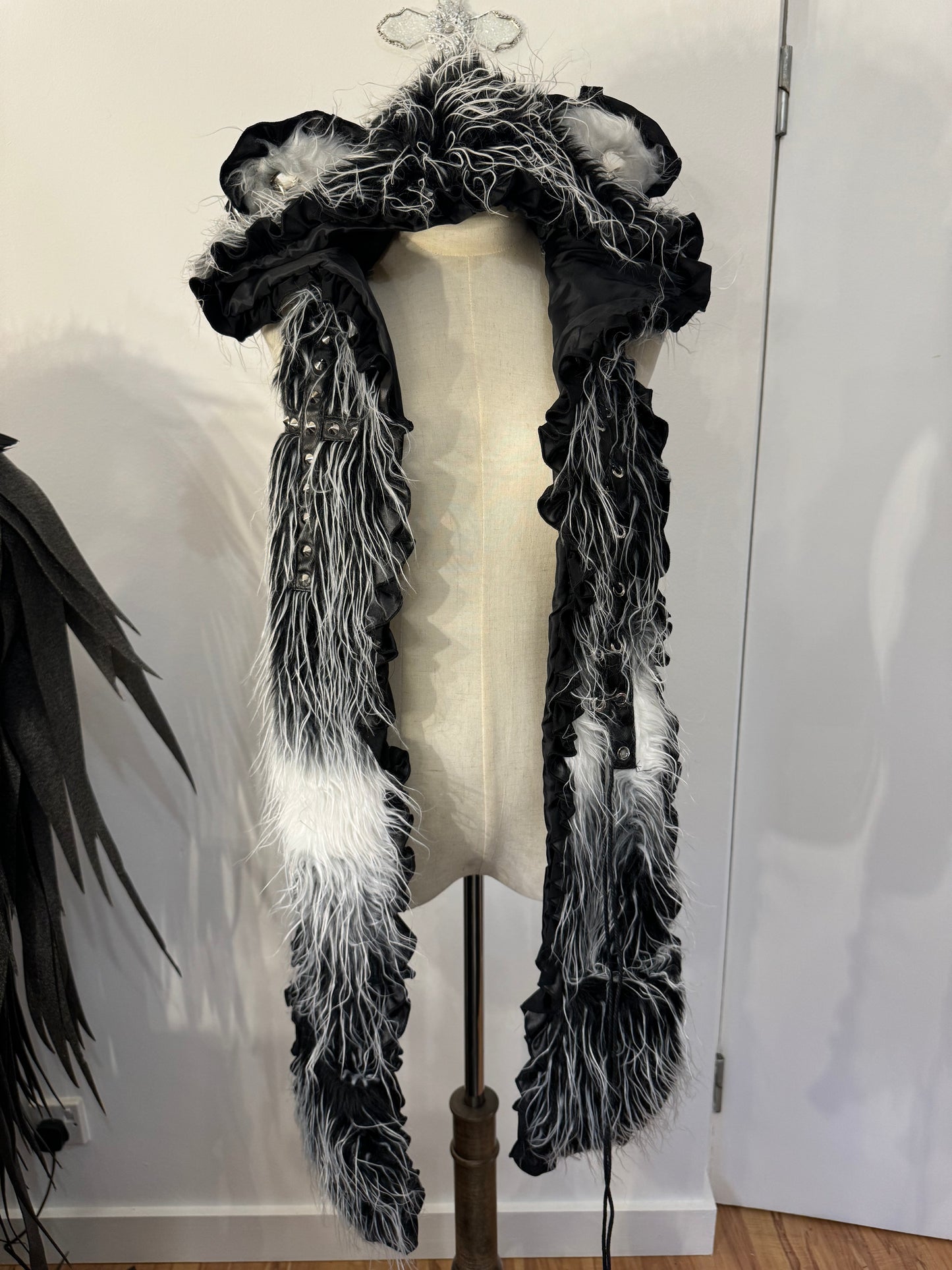 Cat Ear Fur Hooded Scarf