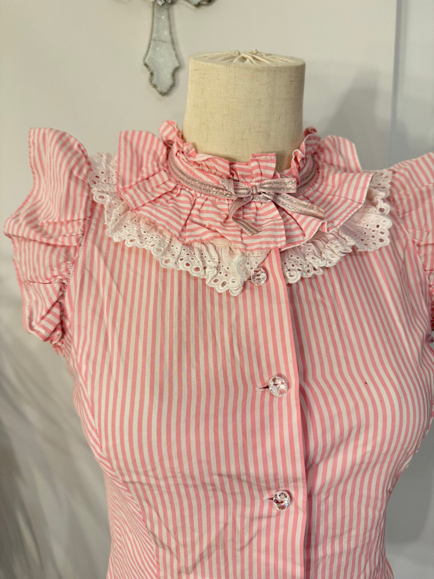 Shirley Temple Stripe Button-Up