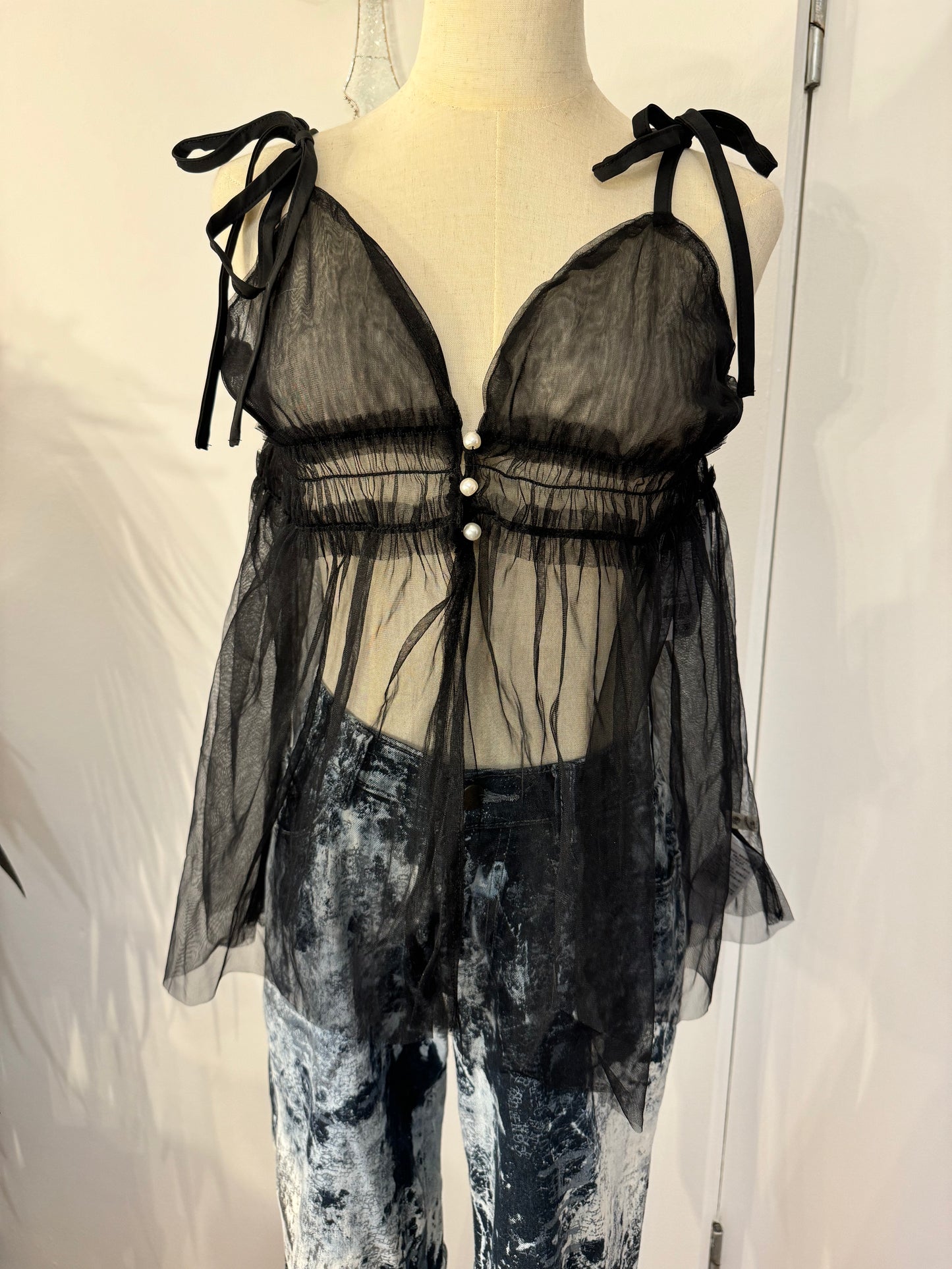 Axes Femme See-through Top