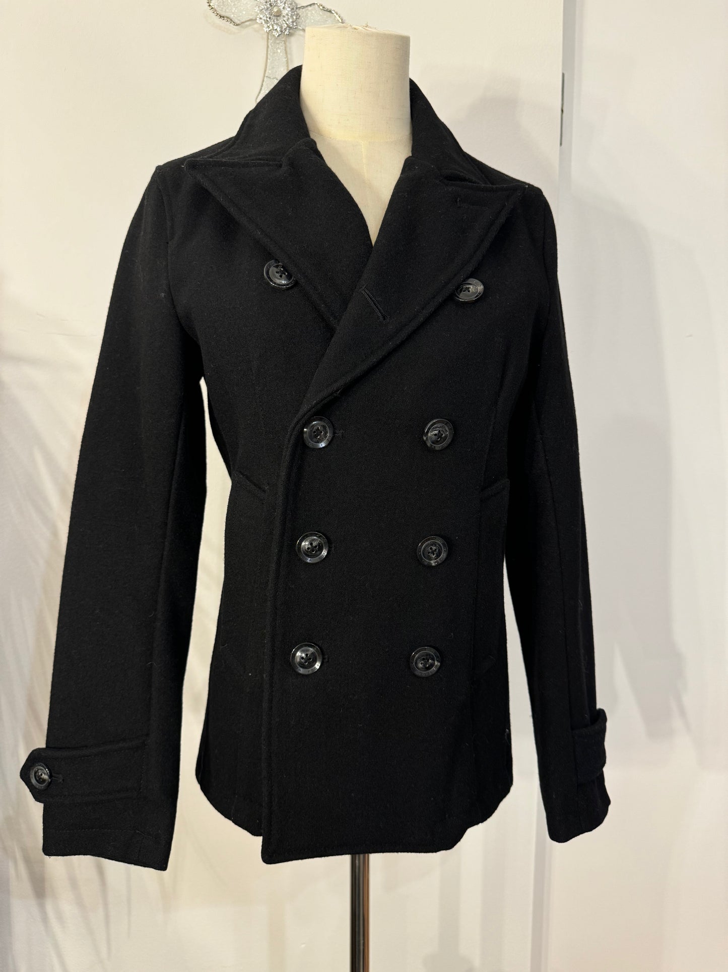 Fuga Double-breasted Wool Coat