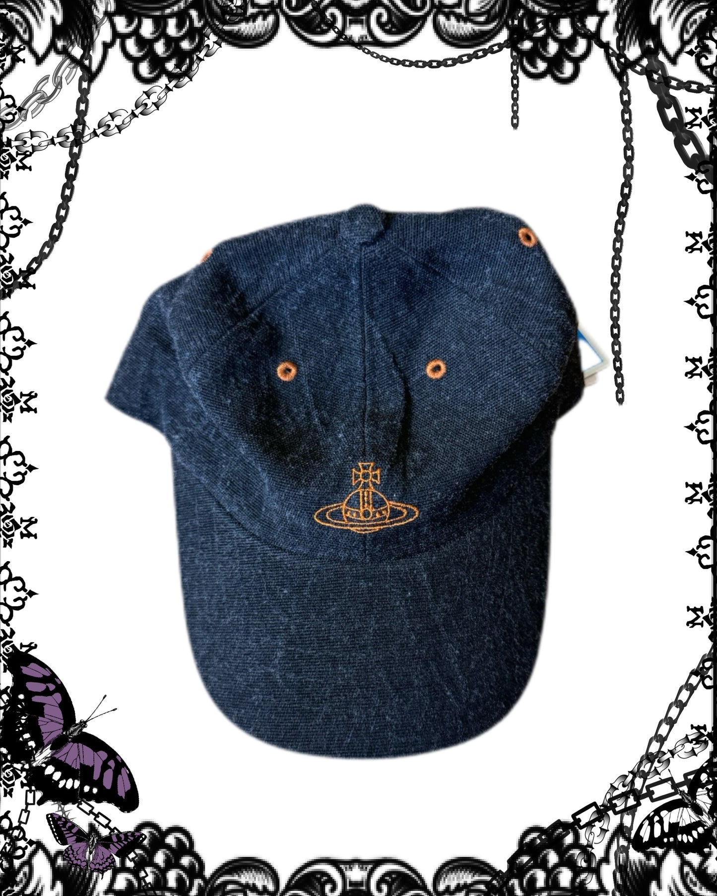 Vivienne Westwood Navy Blue Cap