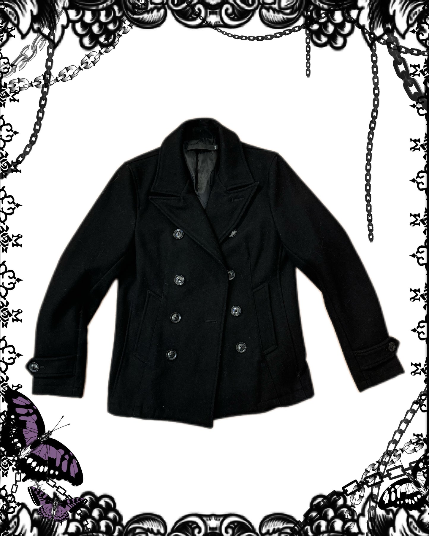 Fuga Double-breasted Wool Coat