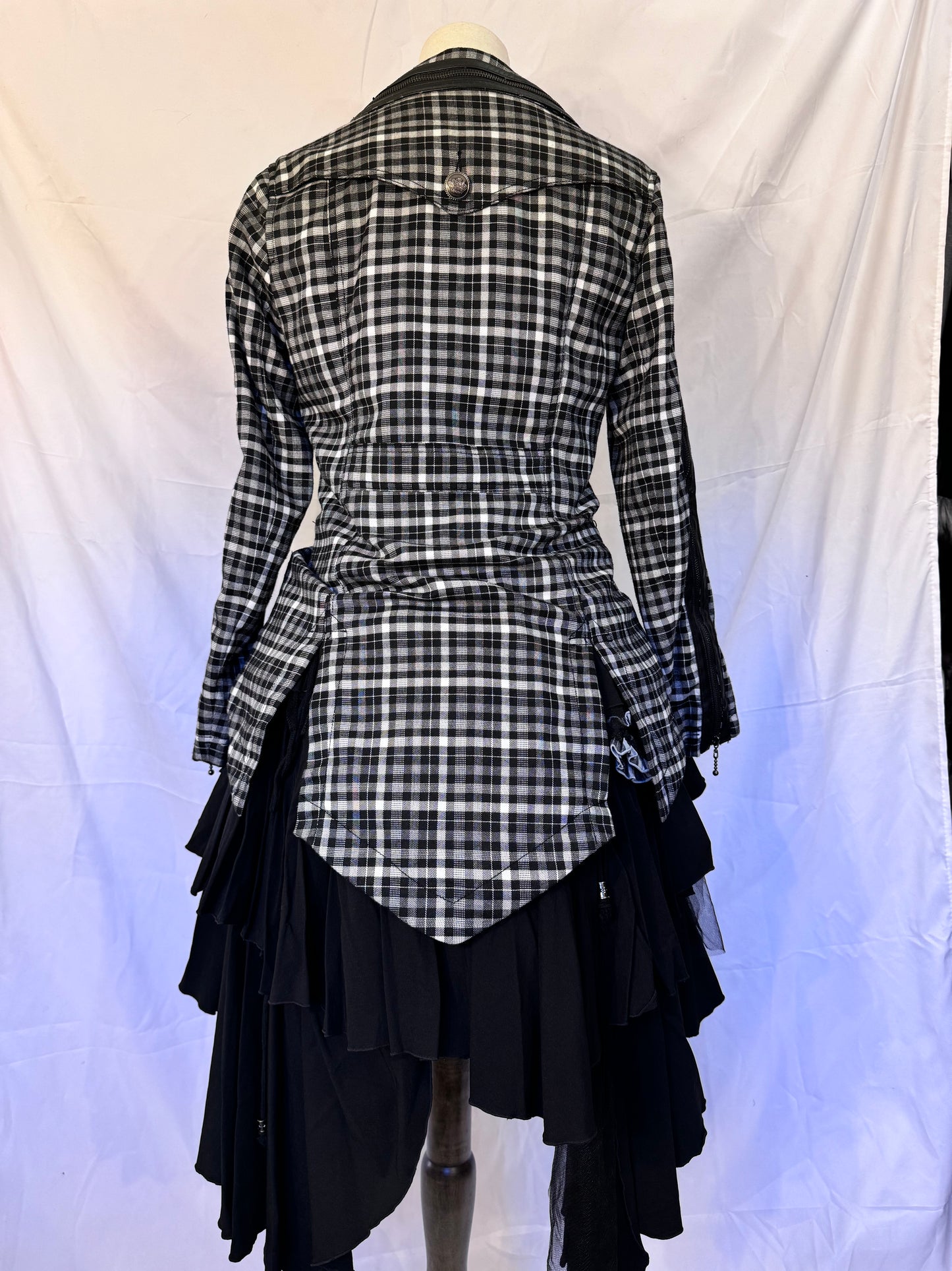 Algonquins Double-breasted Plaid Jacket