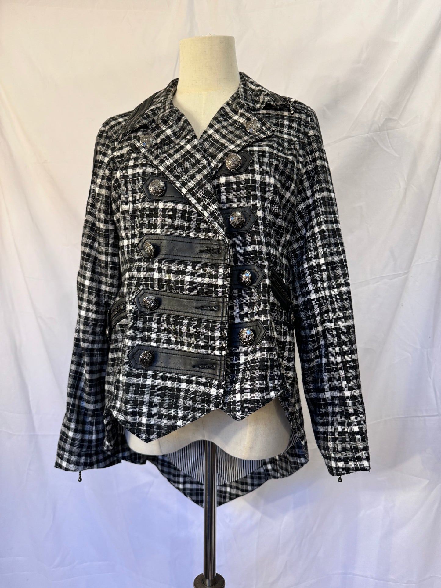 Algonquins Double-breasted Plaid Jacket