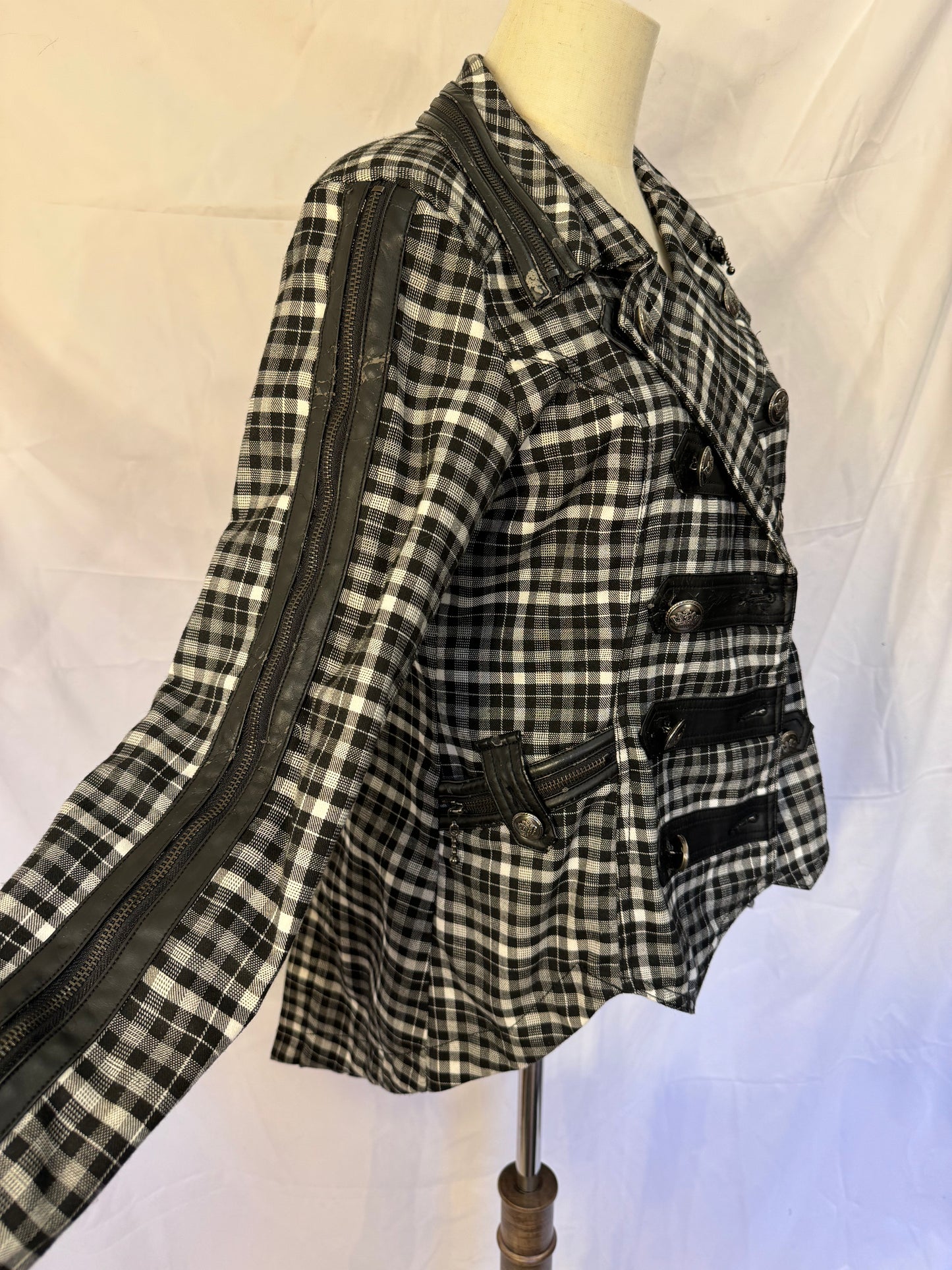 Algonquins Double-breasted Plaid Jacket