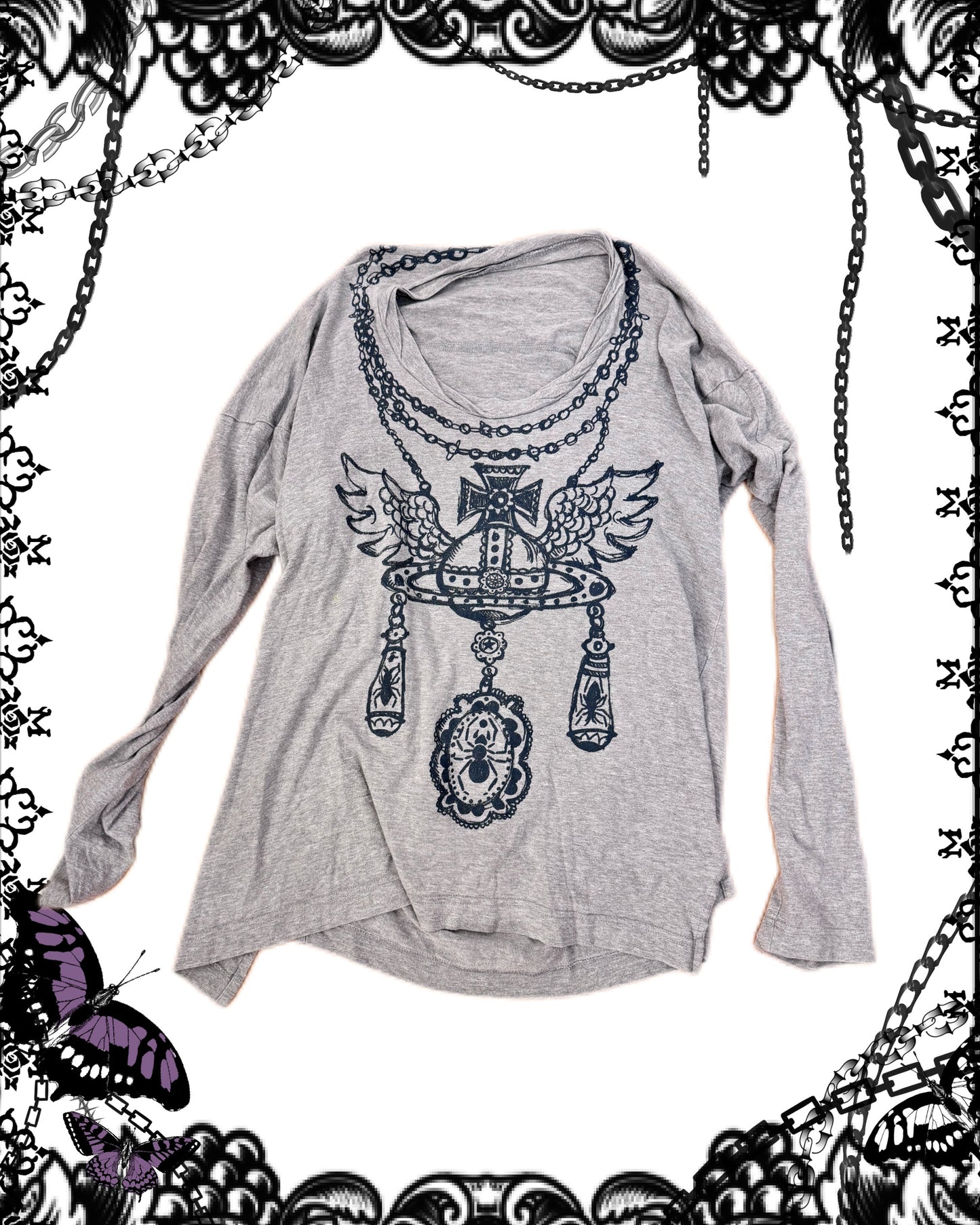 Vivienne Westwood Orb Print Long-Sleeves Top
