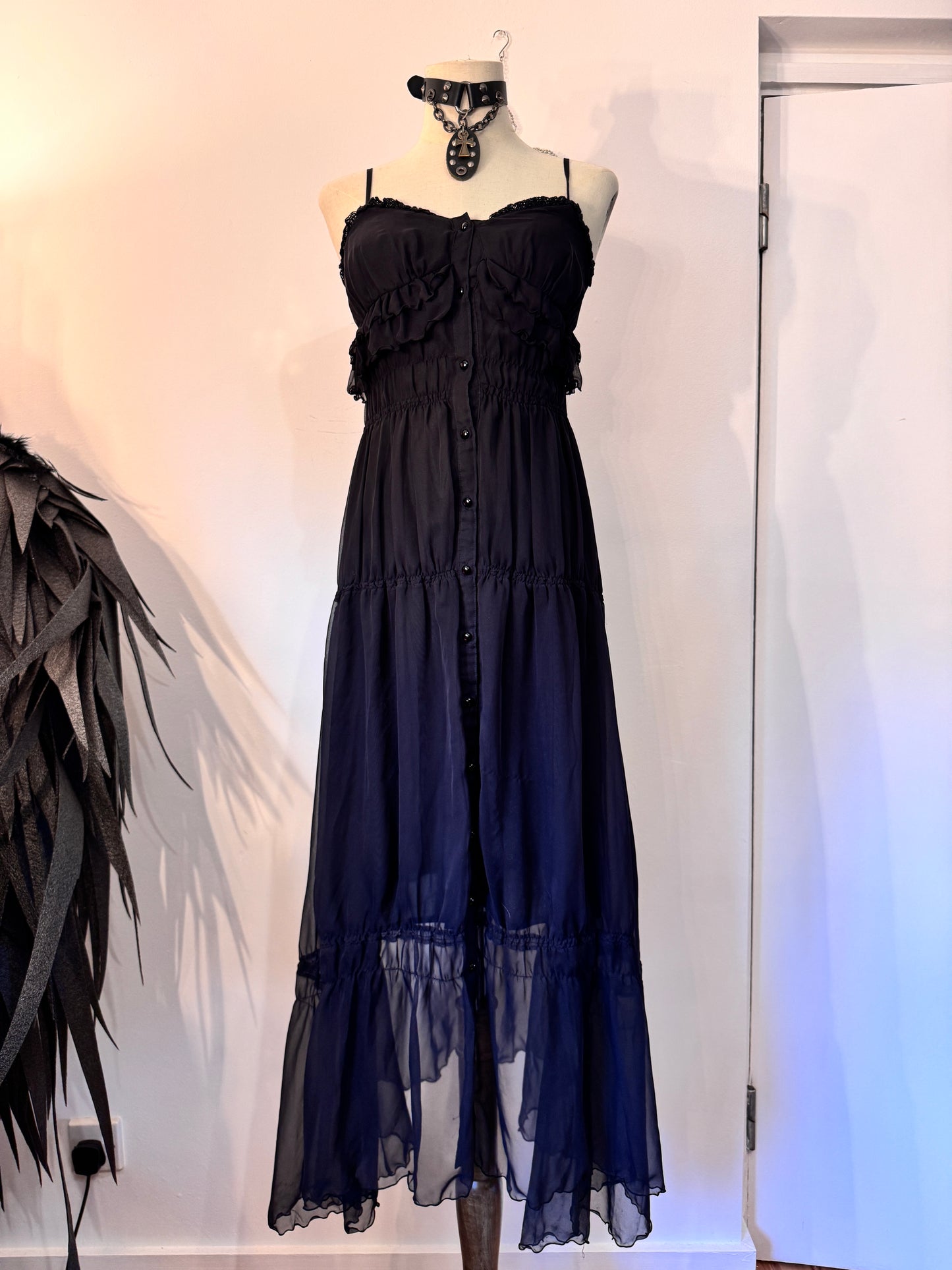 alice auaa Button-Up Maxi Dress