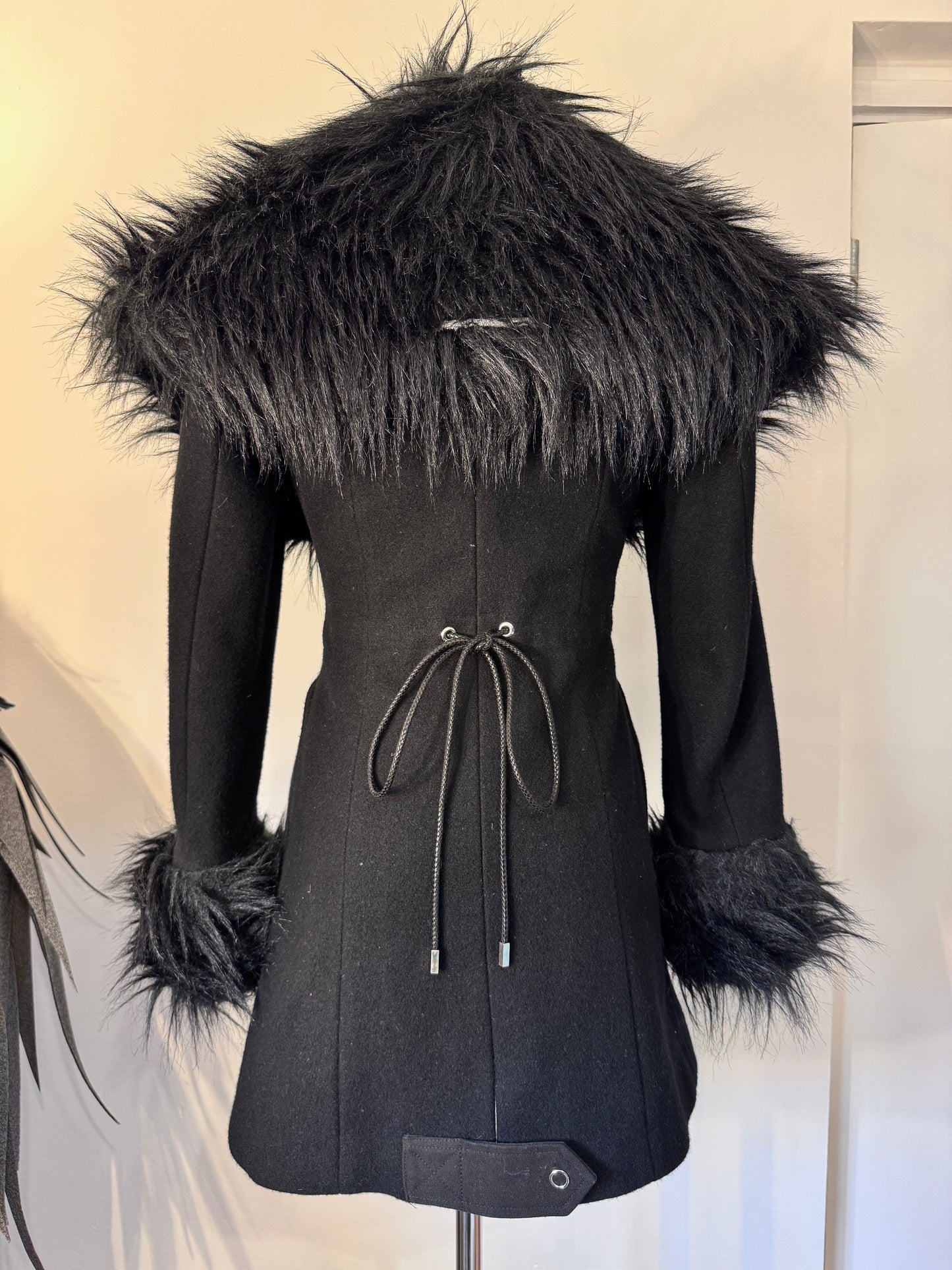 alice auaa Fur Collar Zip-Up Jacket