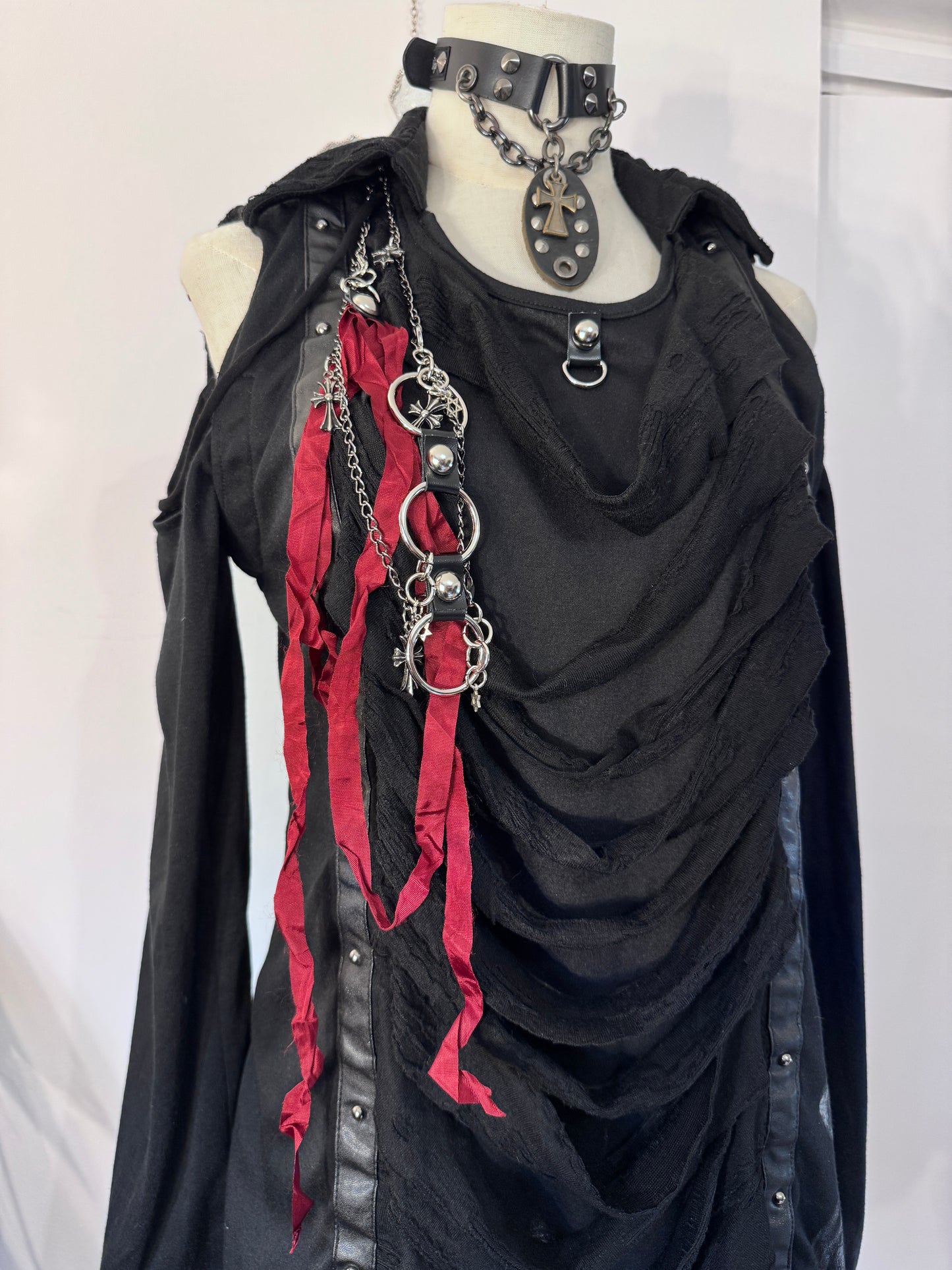Sexpot Revenge Bondage Top with Detachable Sleeves