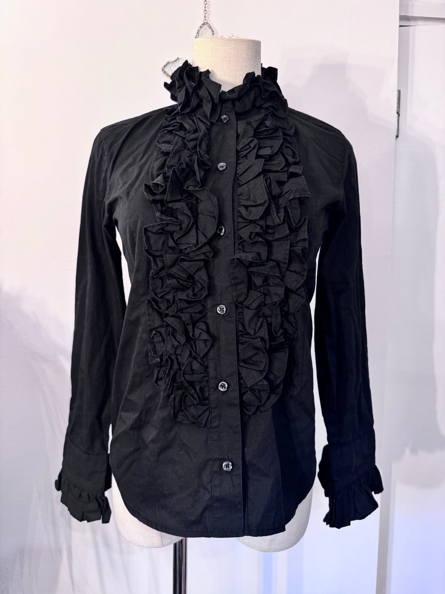 Sexy Dynamite Ruffle Button-Up