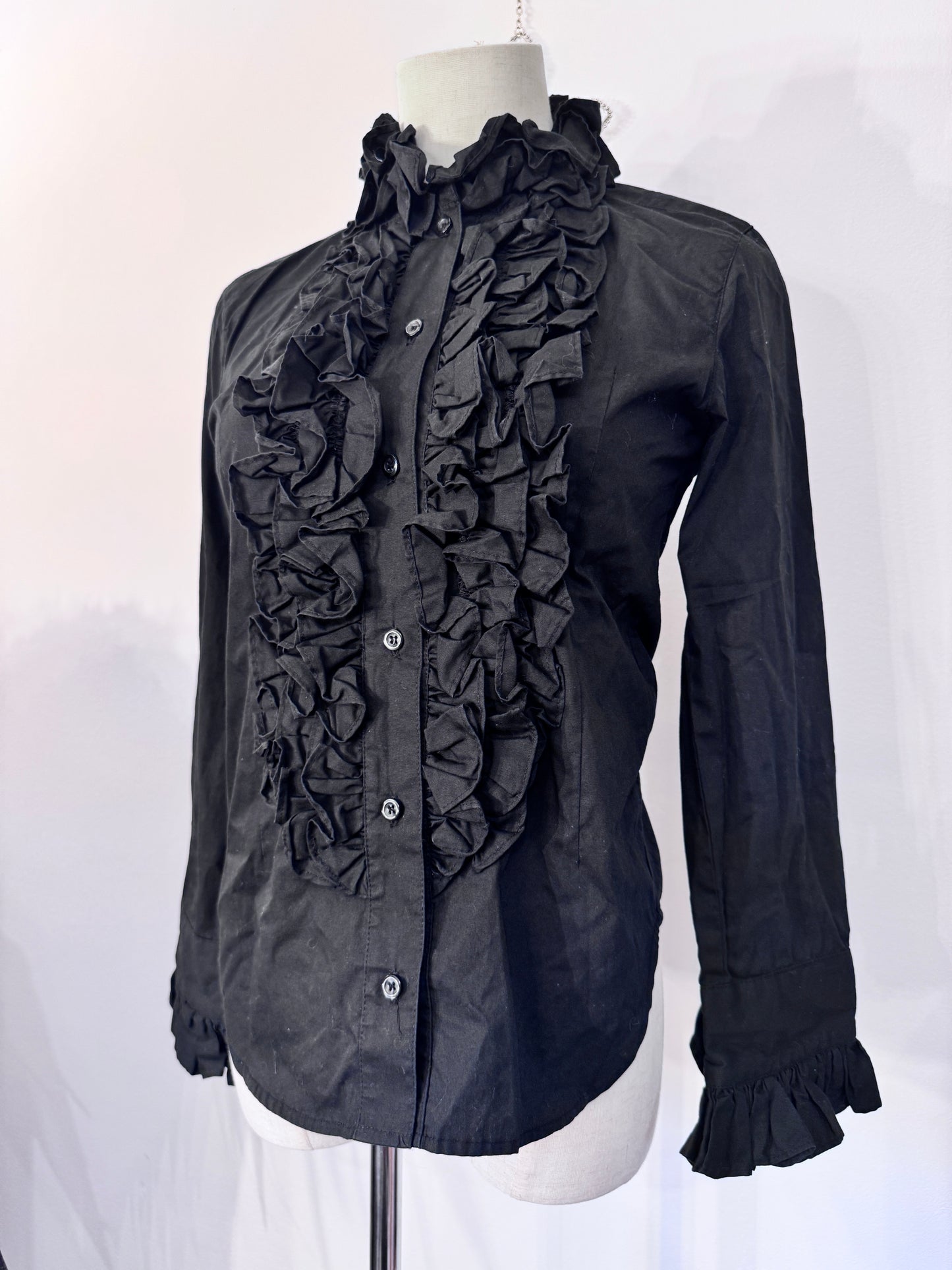 Sexy Dynamite Ruffle Button-Up