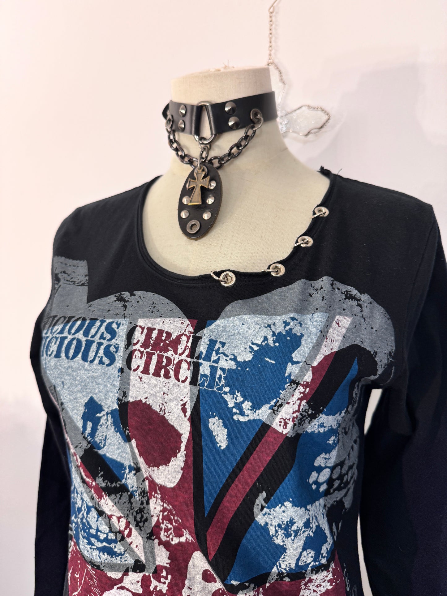 Sexpot Revenge Skull Print Top