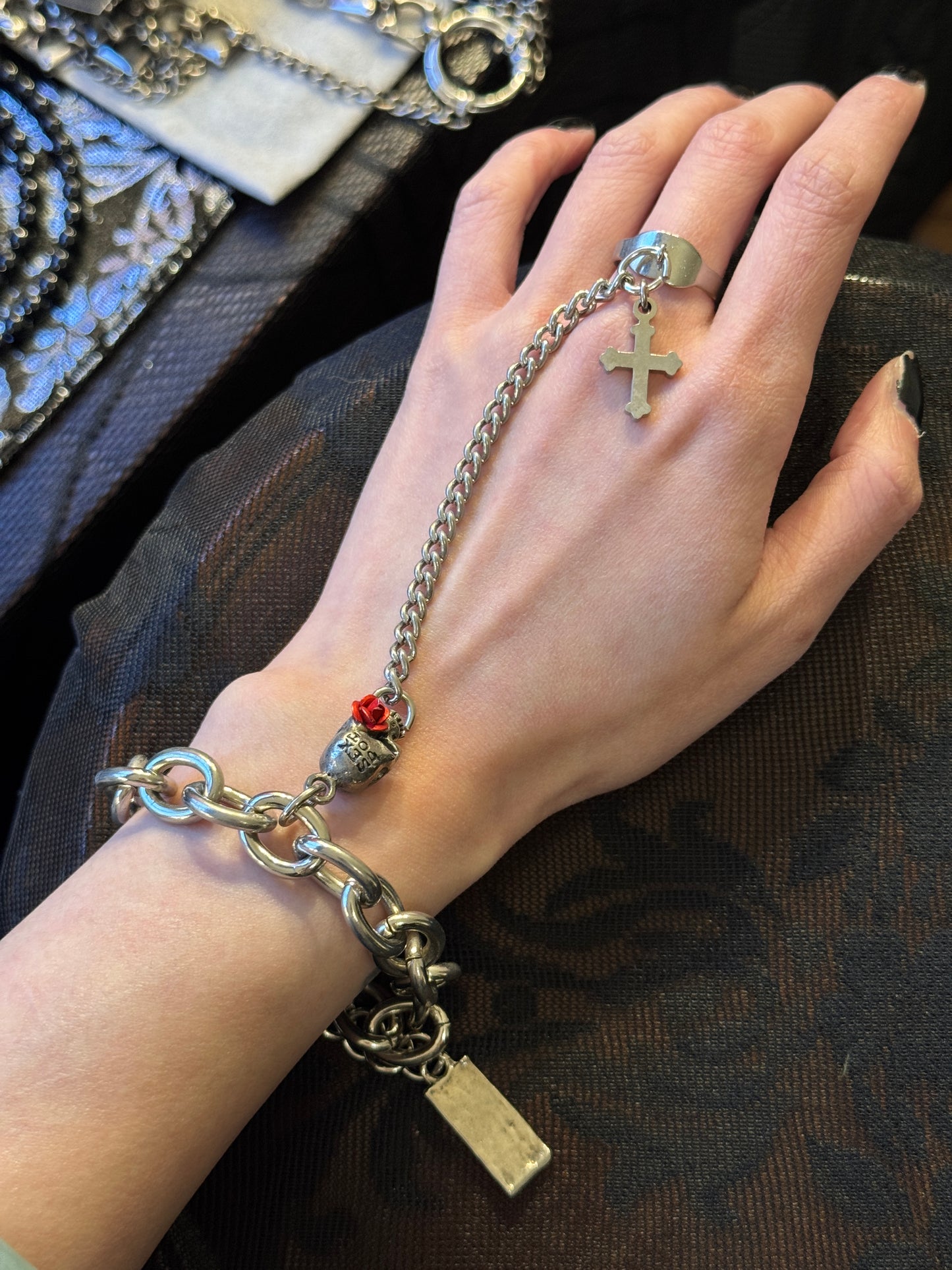 Sexpot Revenge Chain Bracelet and Ring