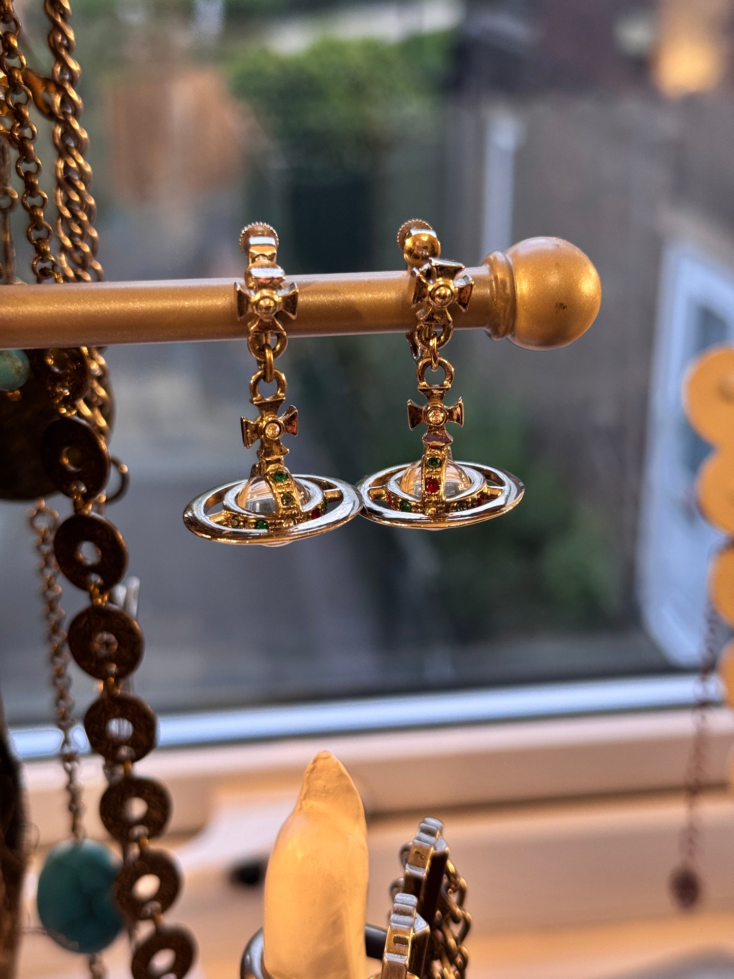 Vivienne Westwood Orb Clip-on Earrings