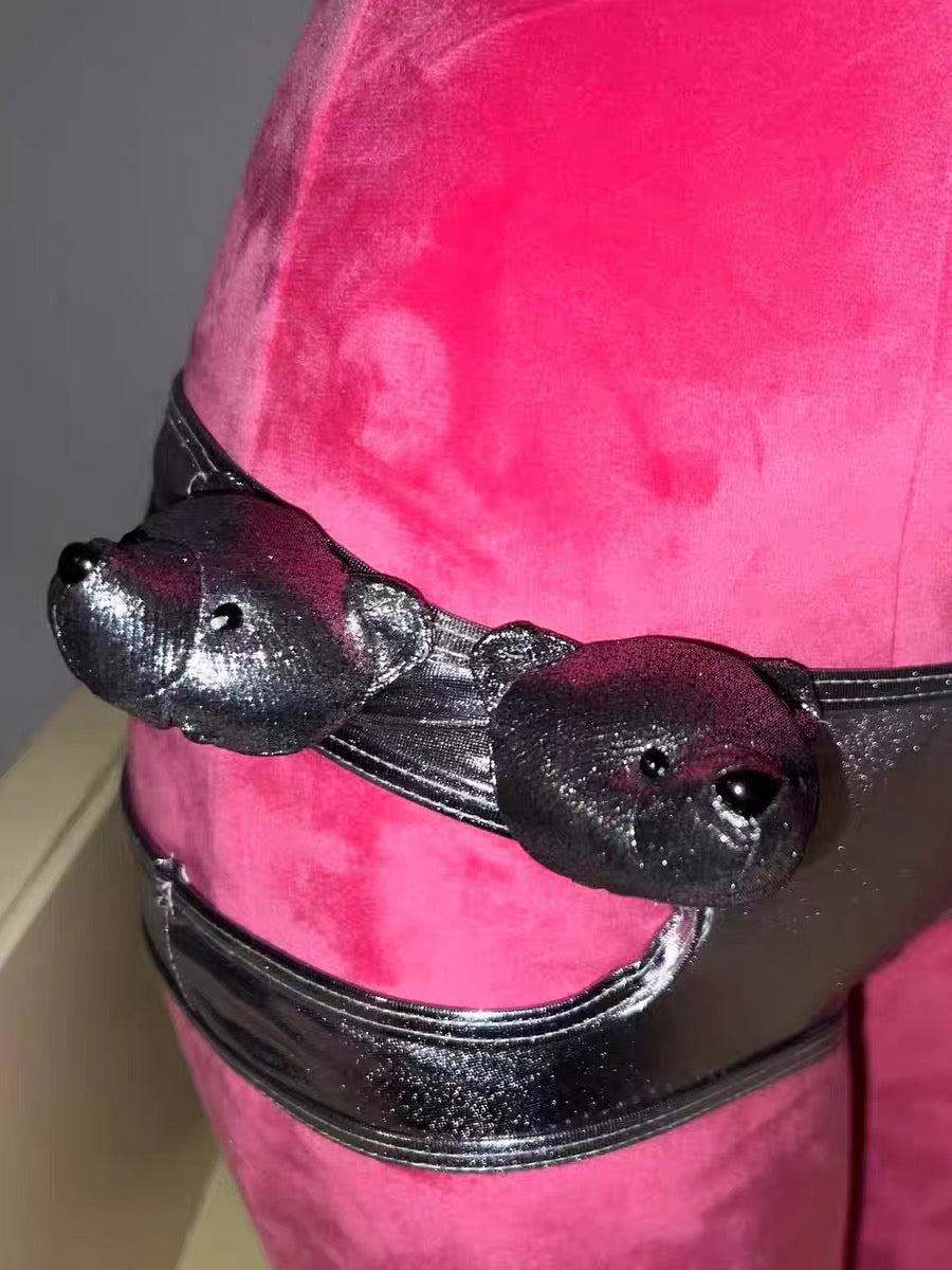 nit alcove 23SS Metalic Bear Bikini Set