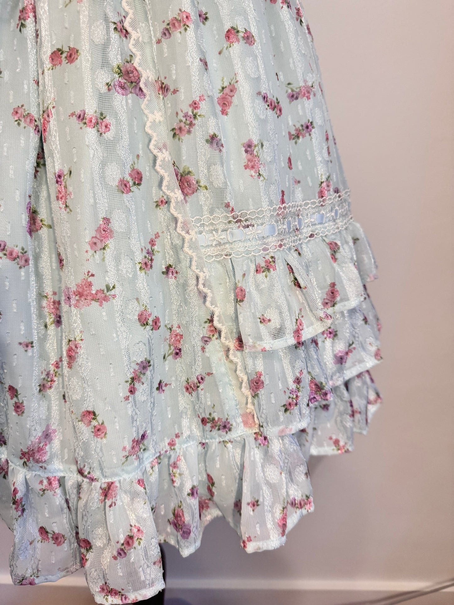 Baby the Stars Shine Bright Floral Print Bow JSK