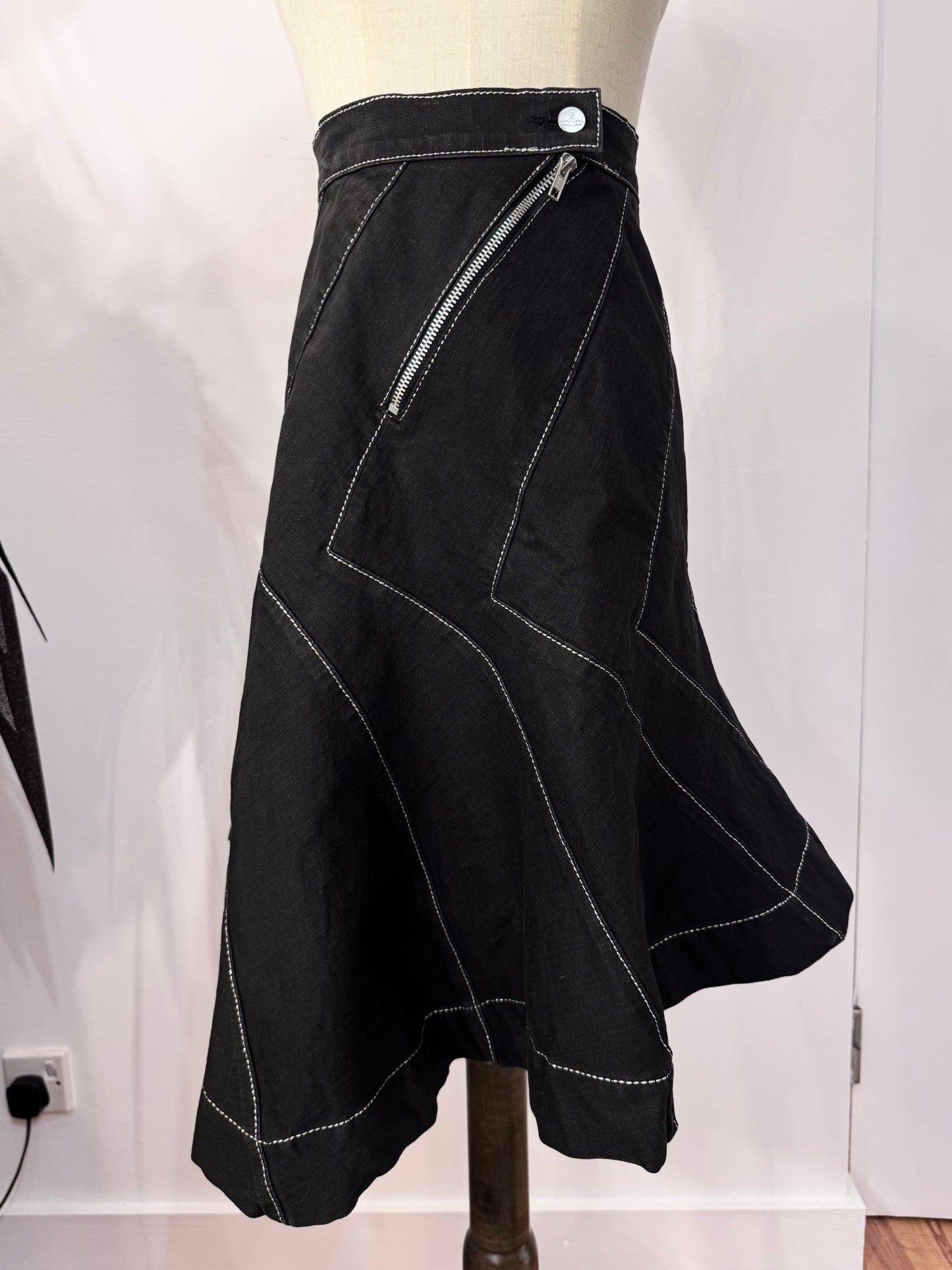 Vivienne Westwood Denim Midi Skirt