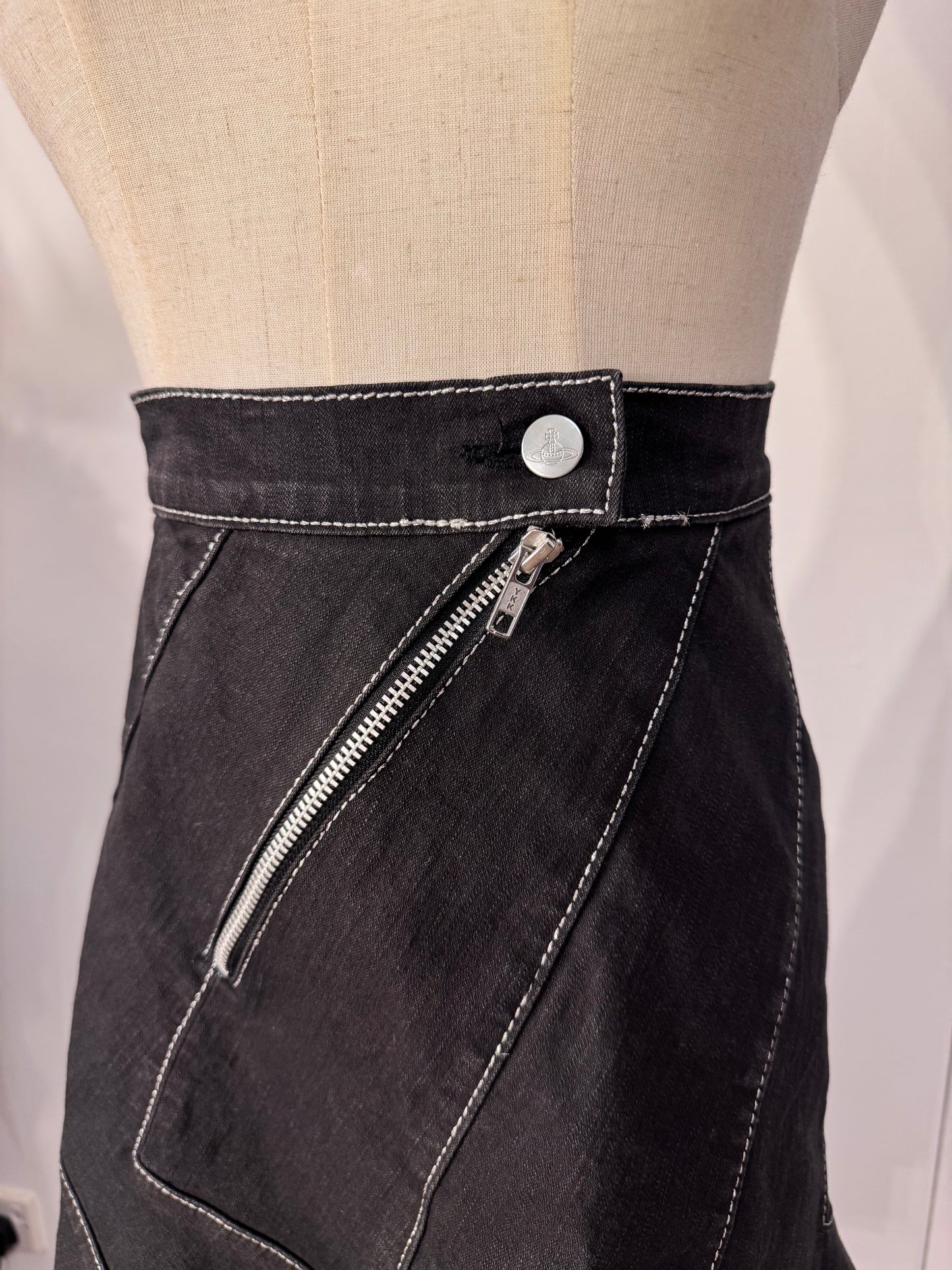 Vivienne Westwood Denim Midi Skirt