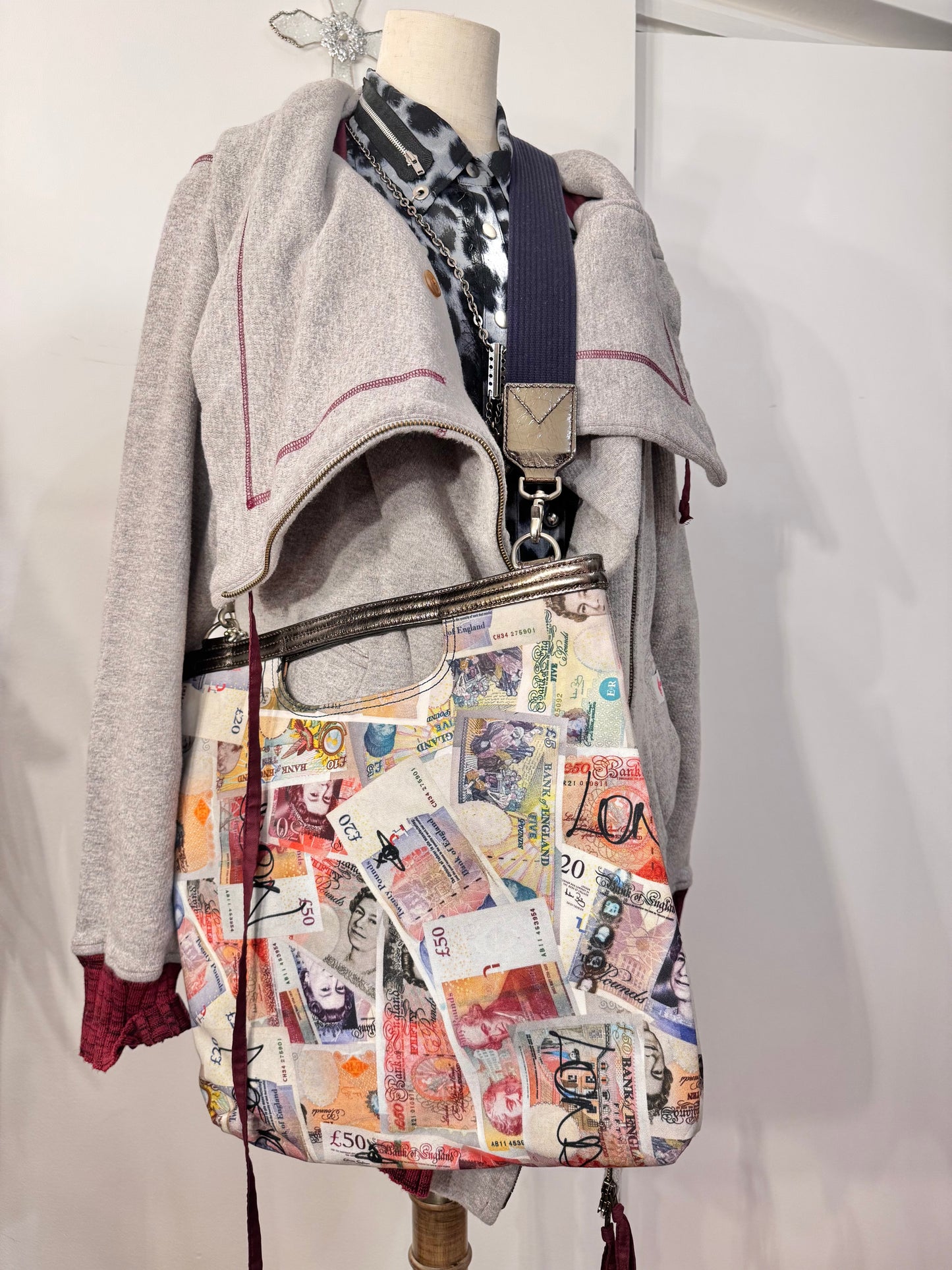Vivienne Westwood Cash Print Crossbody Bag
