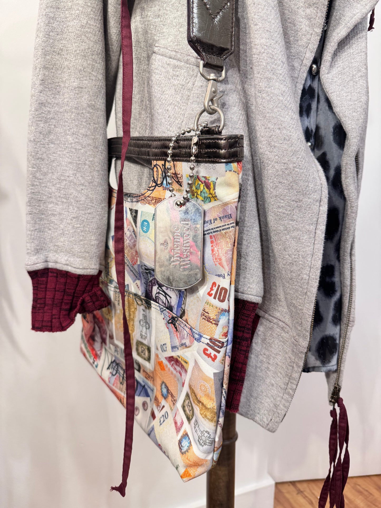 Vivienne Westwood Cash Print Crossbody Bag