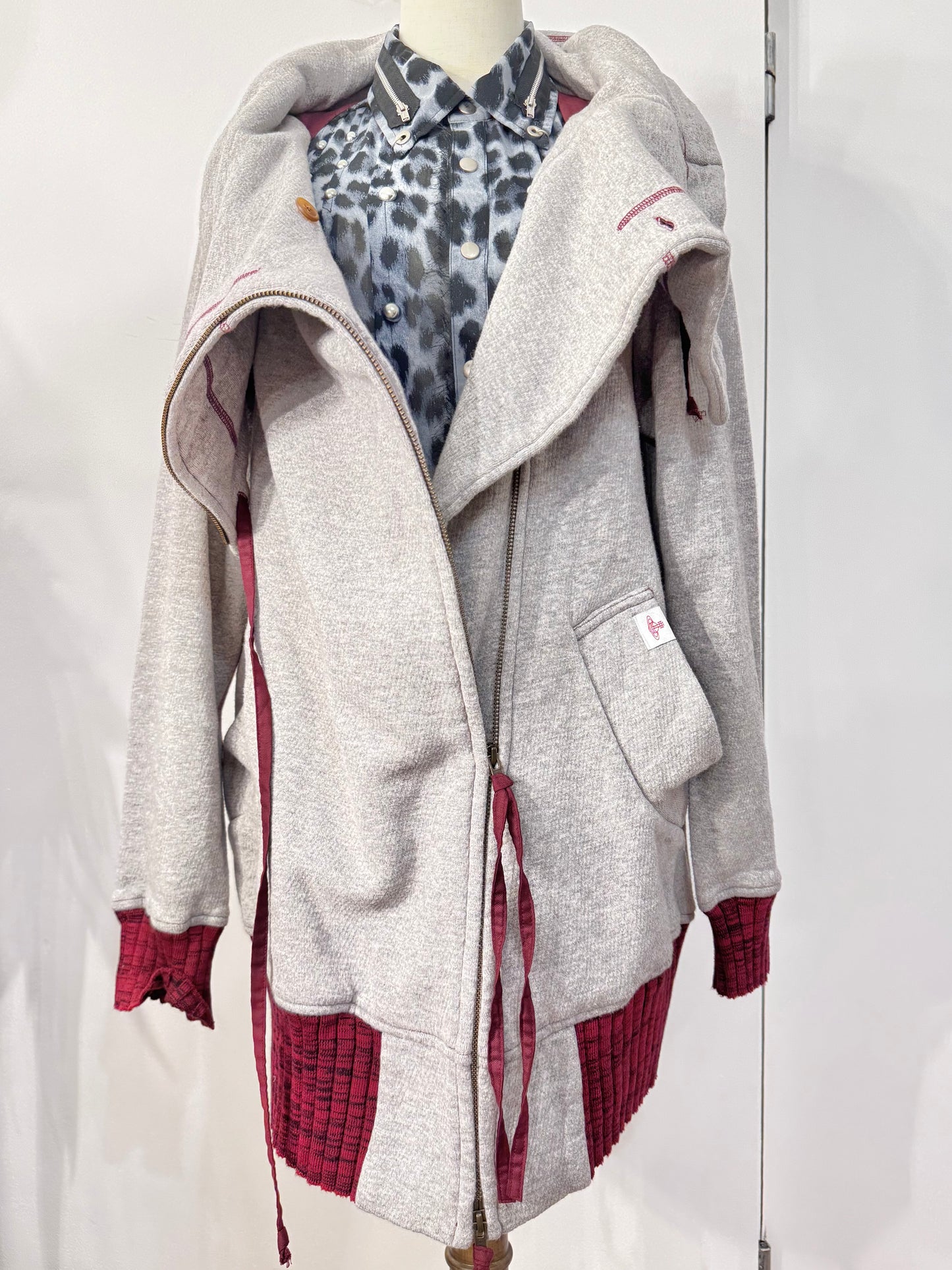 Vivienne Westwood Gray Zip-Up Jacket