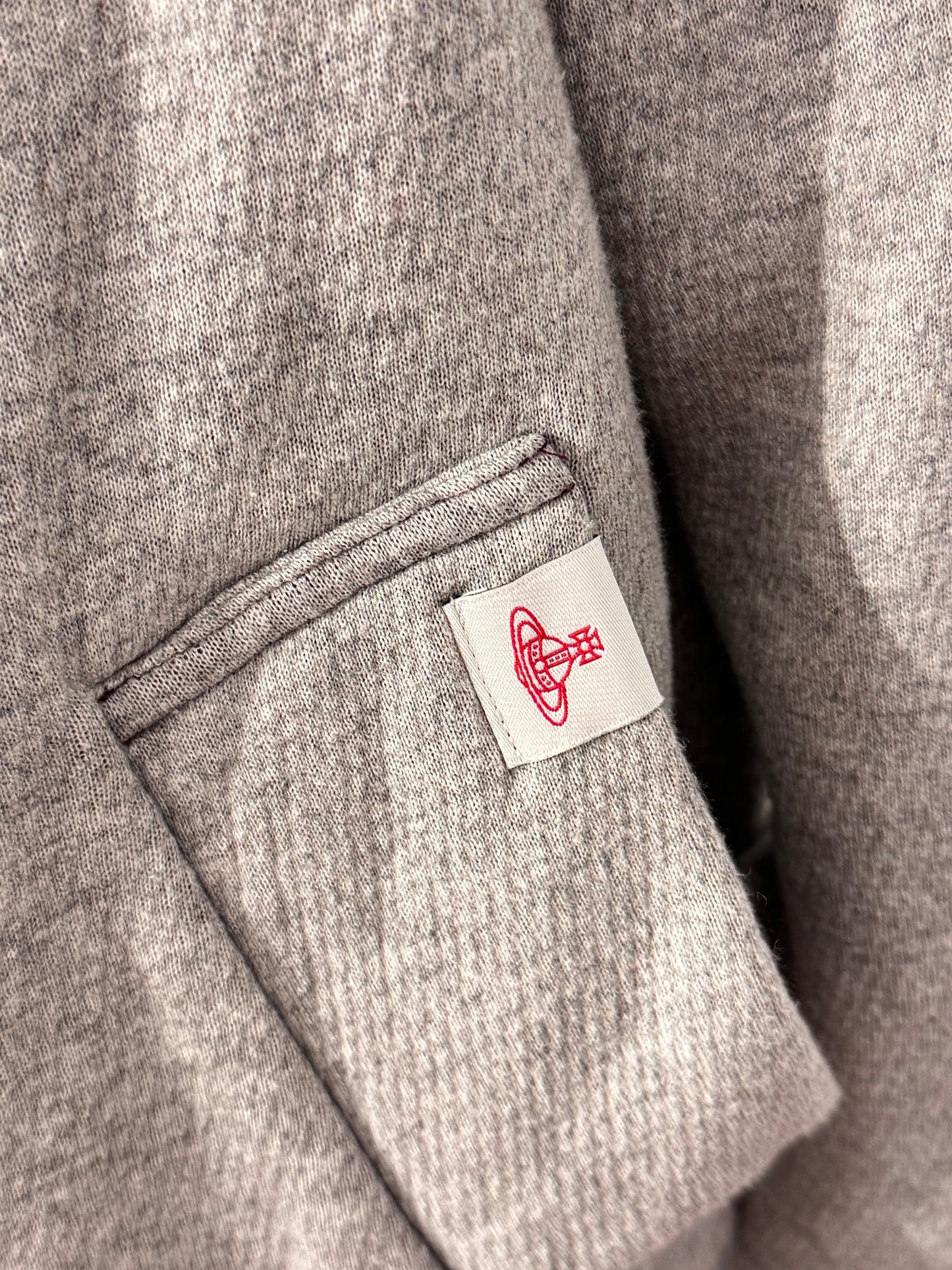 Vivienne Westwood Gray Zip-Up Jacket