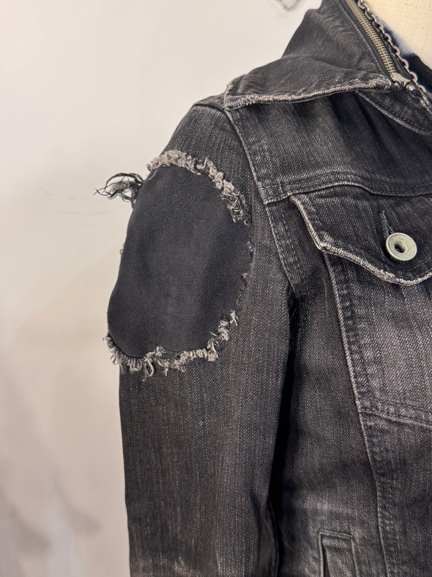 L.G.B Destructive Denim Jacket