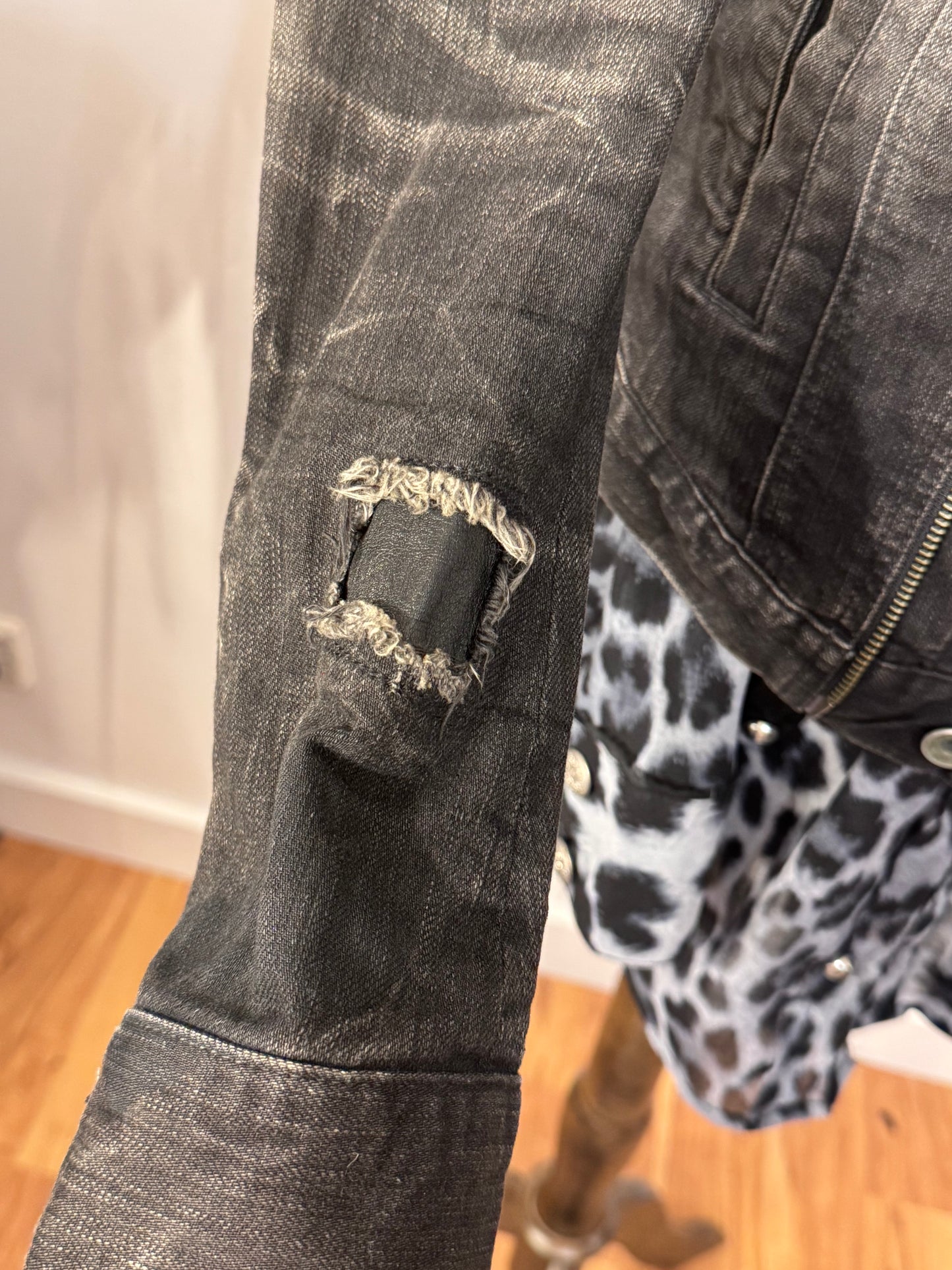 L.G.B Destructive Denim Jacket