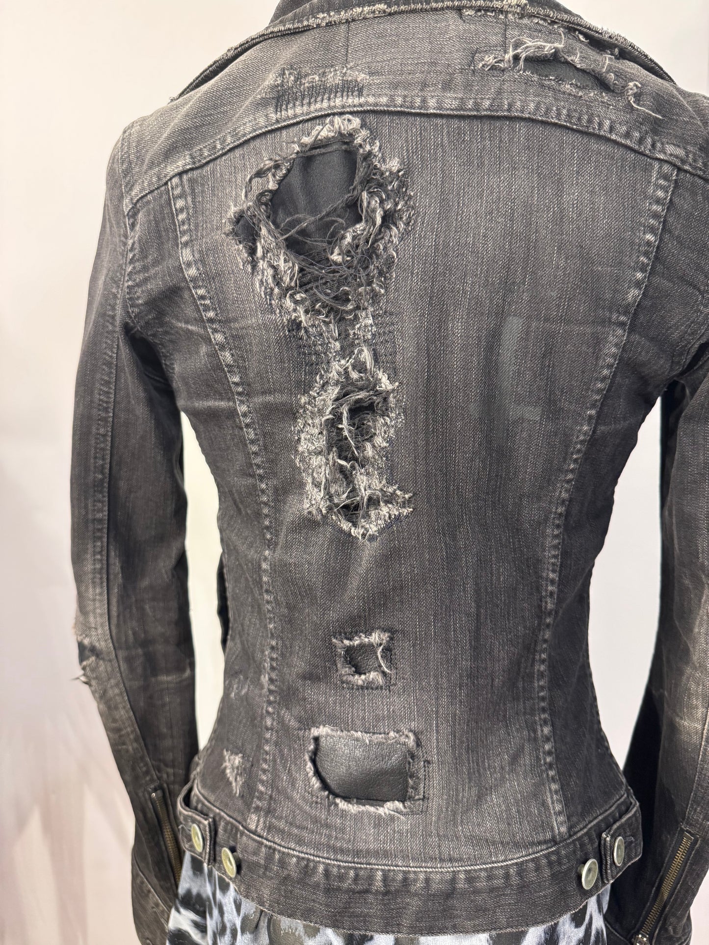 L.G.B Destructive Denim Jacket