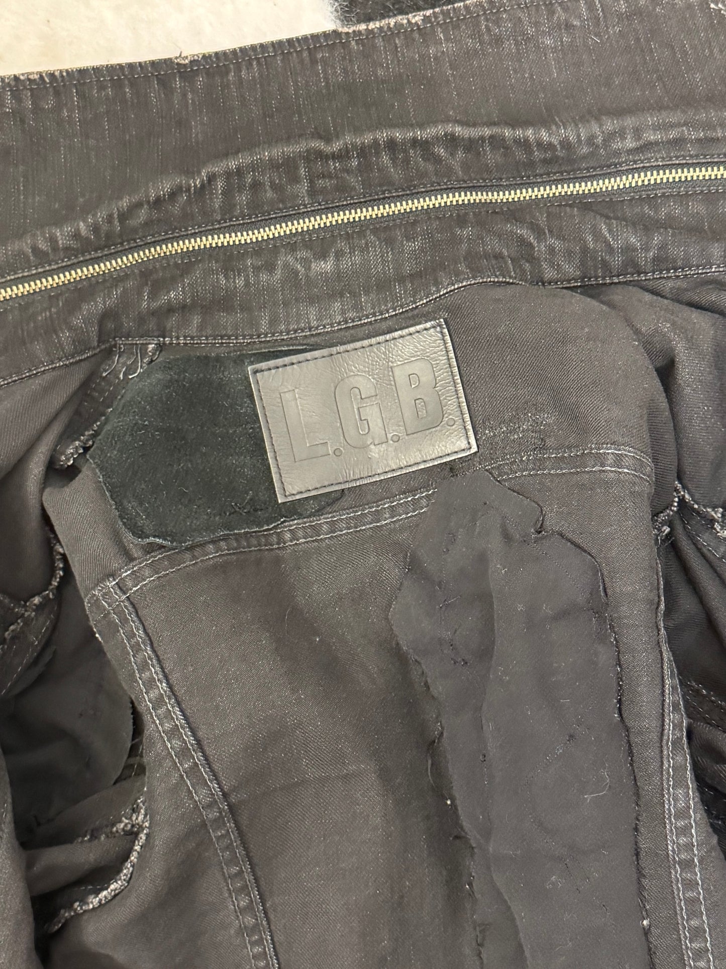 L.G.B Destructive Denim Jacket