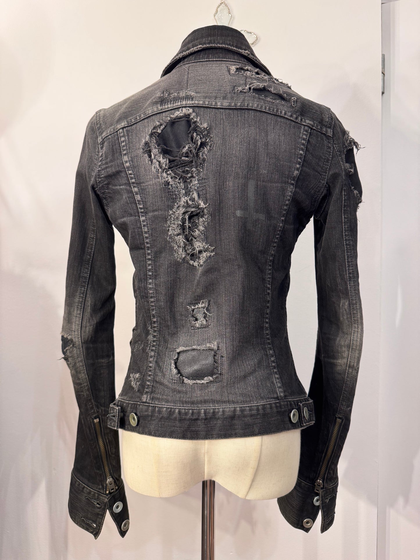L.G.B Destructive Denim Jacket