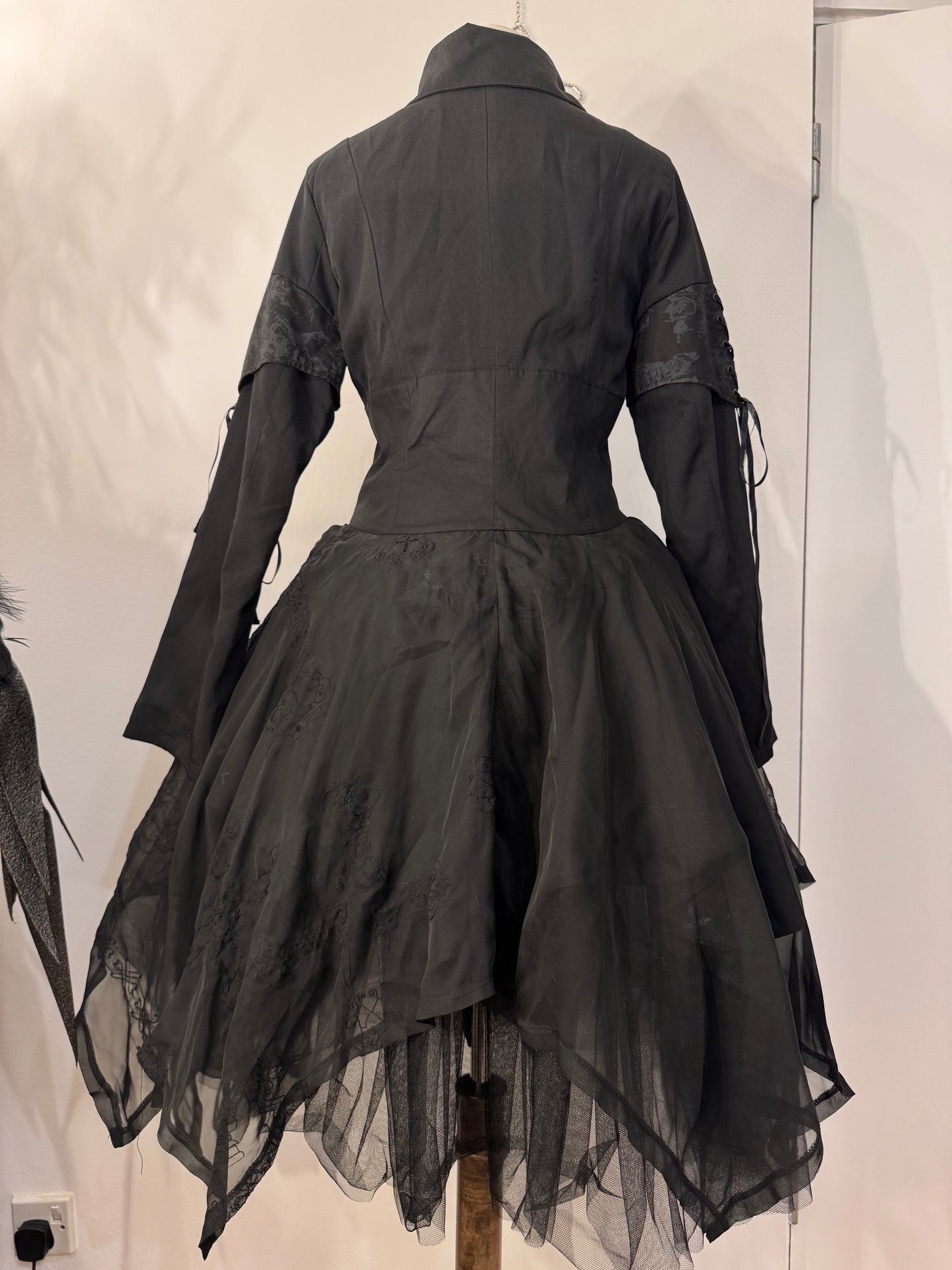 h.Naoto Multi-Layers Button-Up Dress