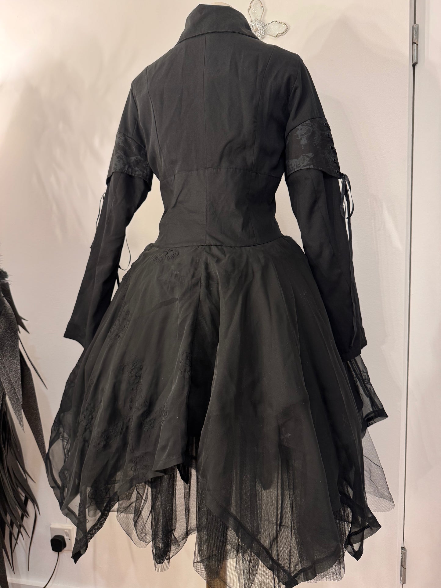 h.Naoto Multi-Layers Button-Up Dress