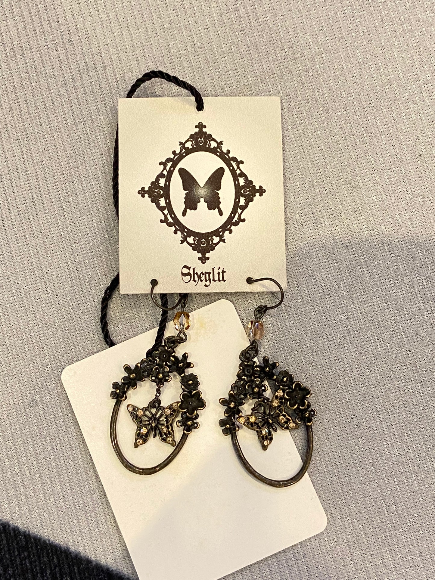 Sheglit Butterfly Rings Earrings