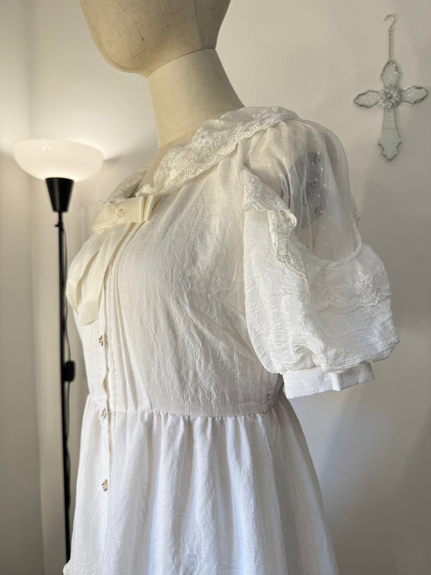 Poetique Ruffle Button Up Dress