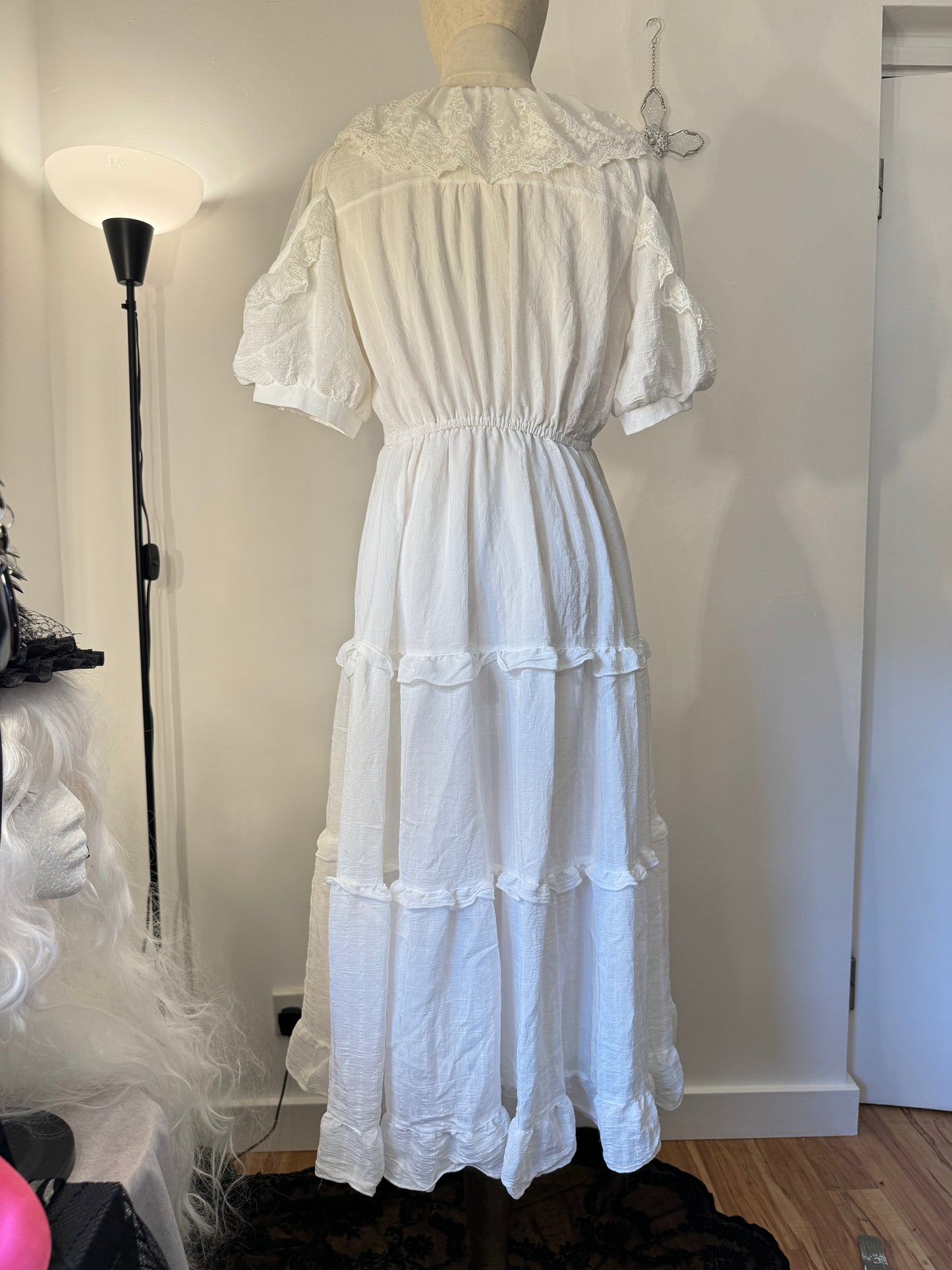 Poetique Ruffle Button Up Dress