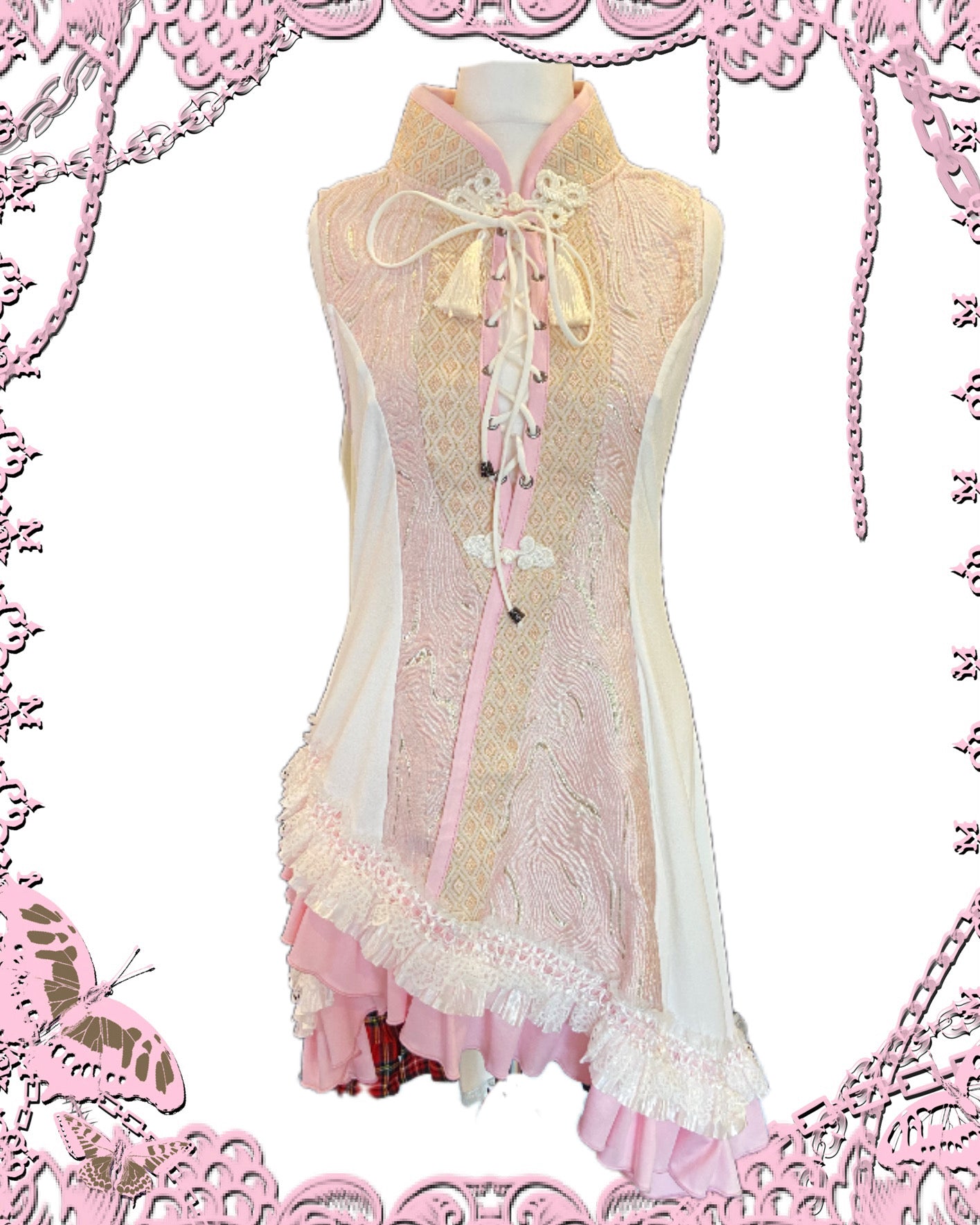 Qutie Frash Sleeveless Qipao Dress