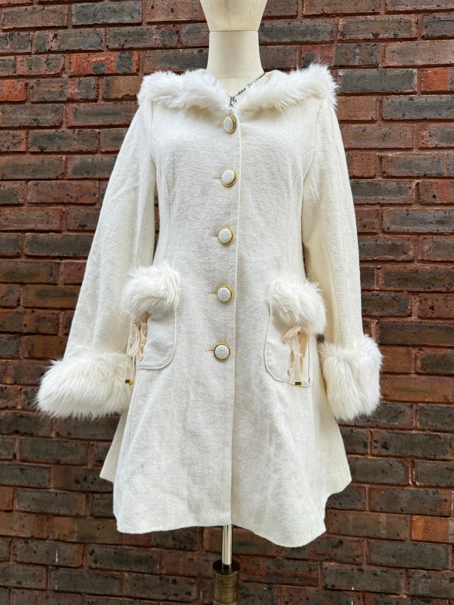 Liz Lisa Fur Dress Coat