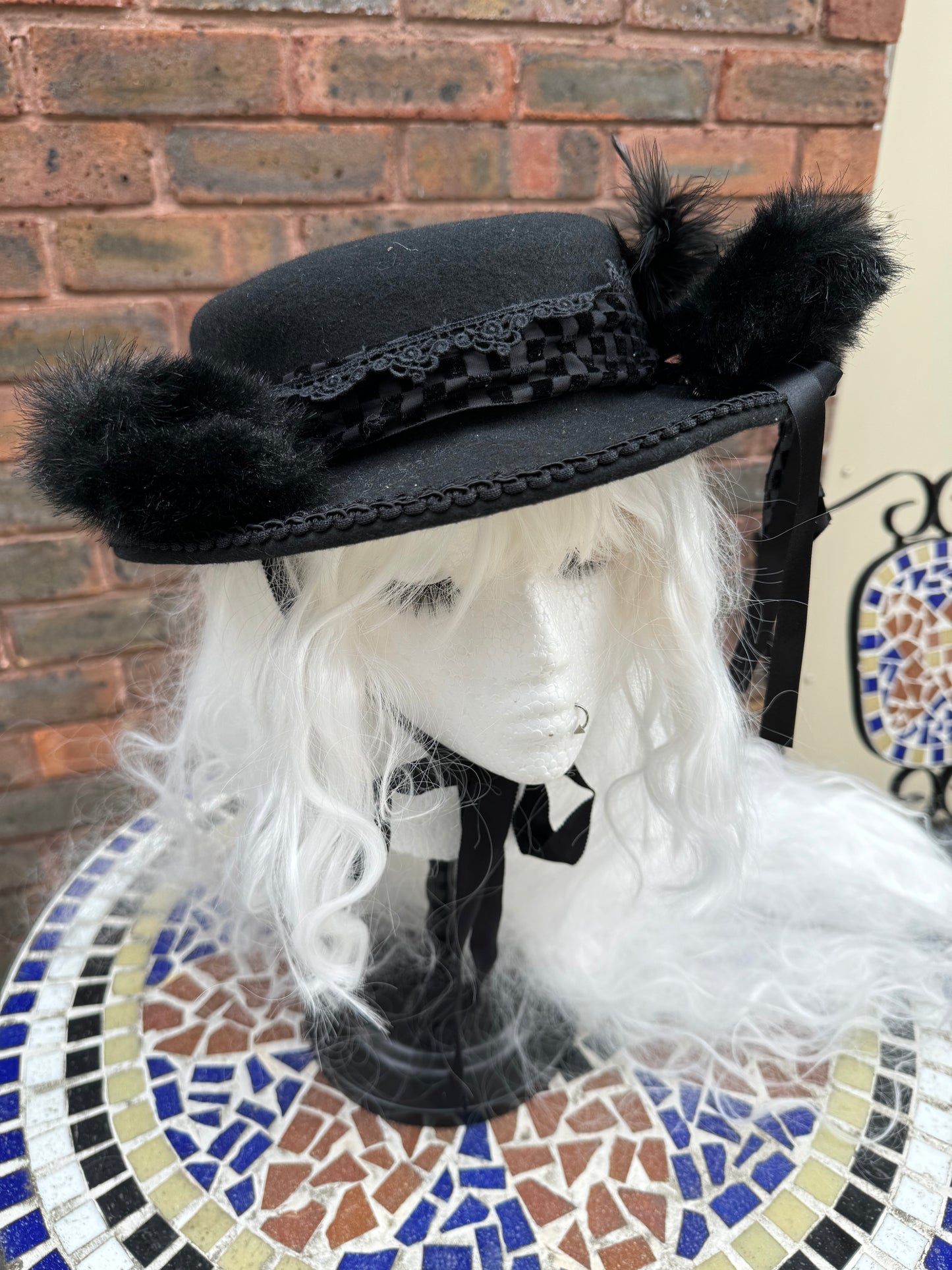 ALICE and the PIRATES Feather Ribbon Hat