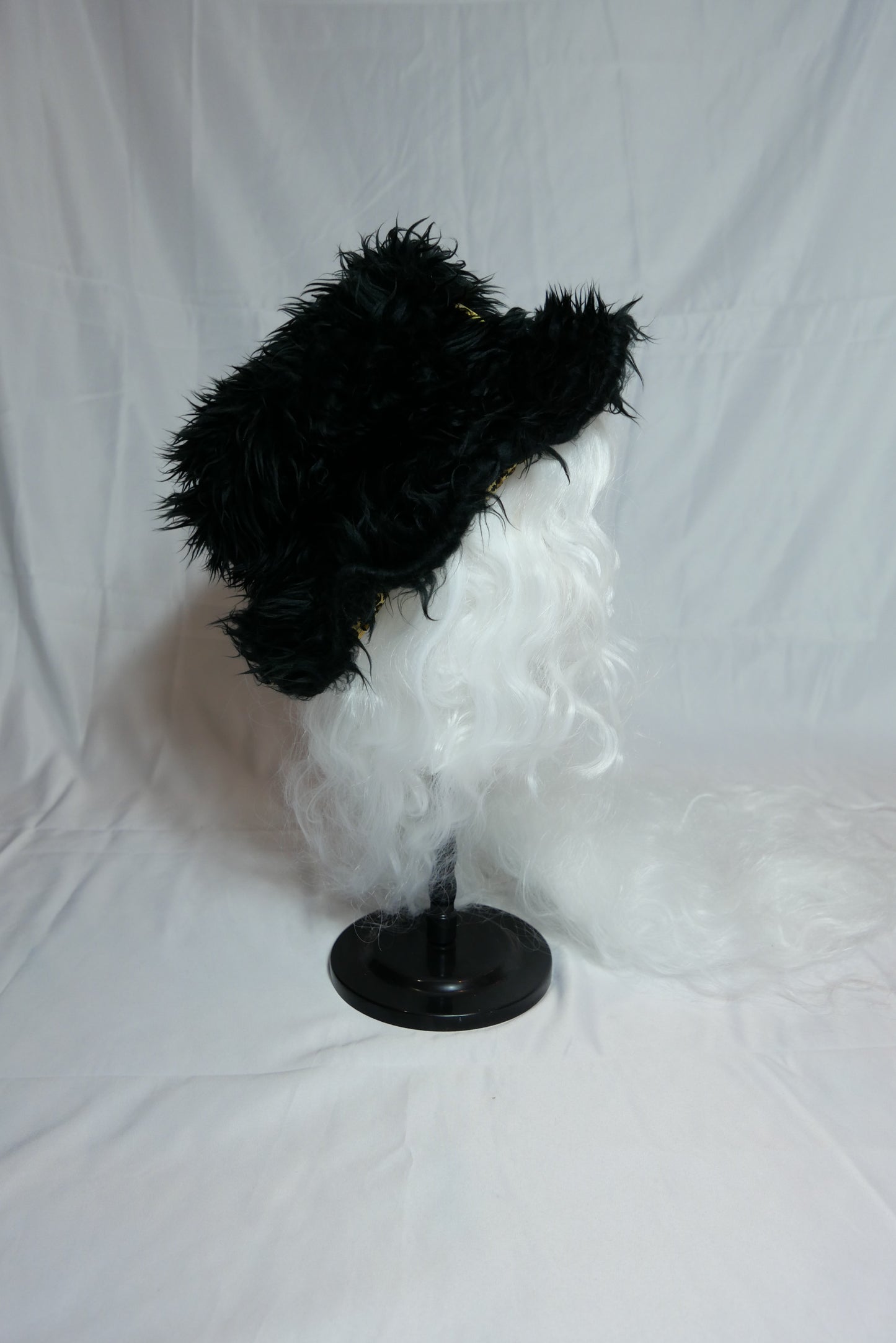 Dangerous Nude Black Fur Bucket Hat