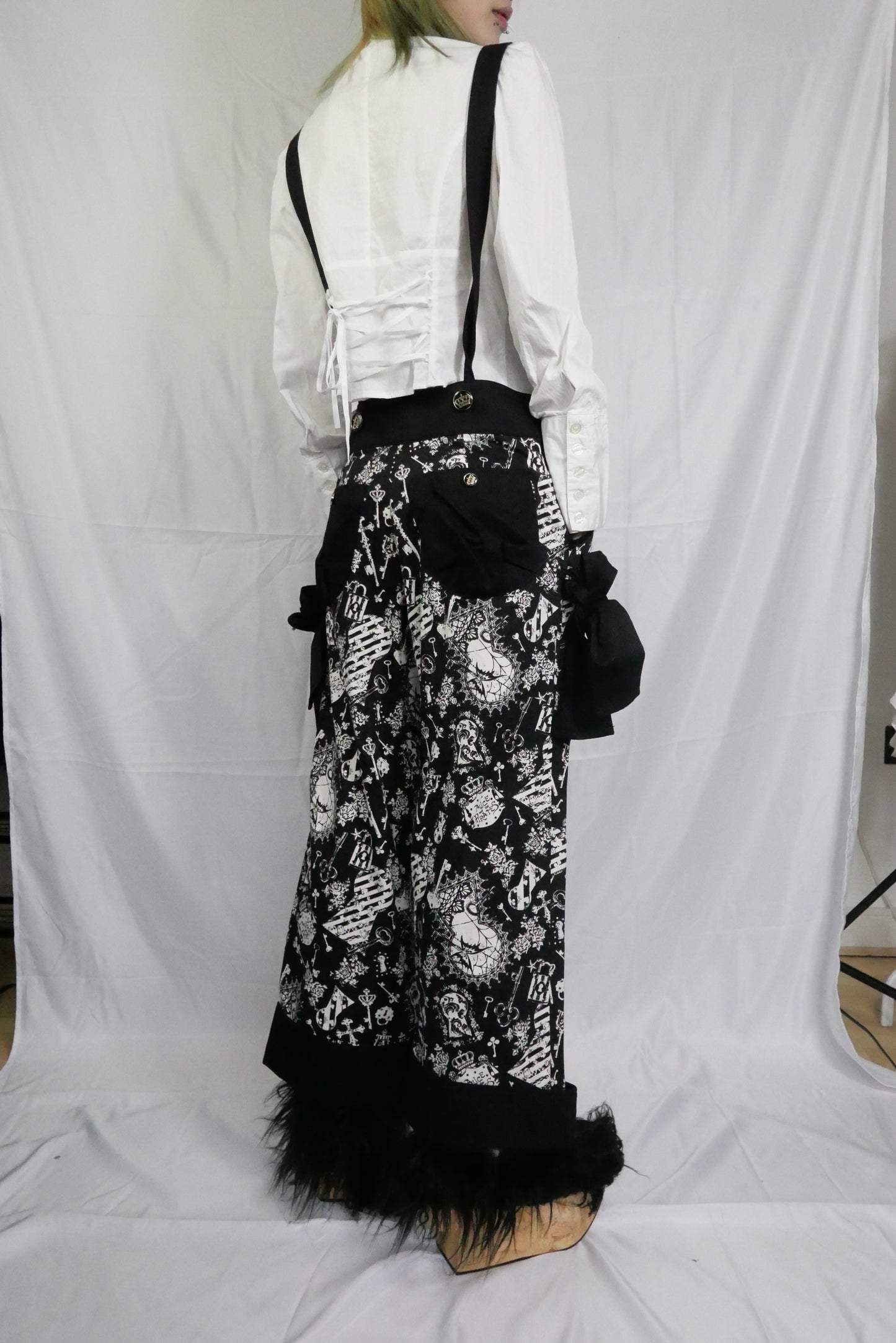 ALICE and the PIRATES Full Print Overall Pants