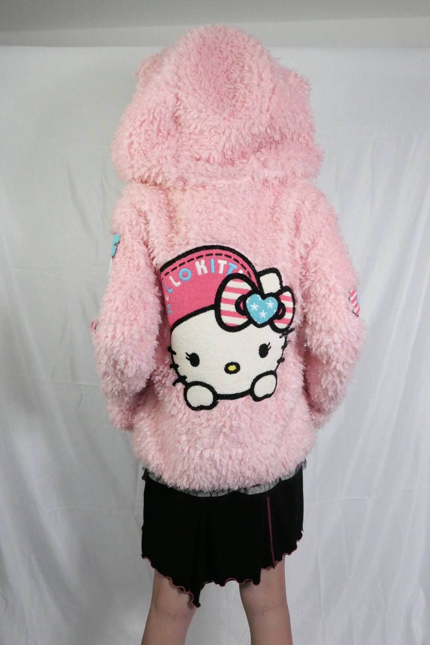 Hello Kitty Pink Fur Hoodie
